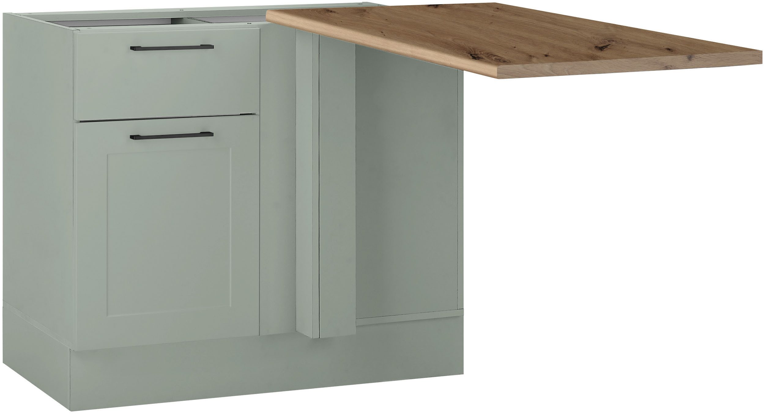 BASIC by Balculina Eckunterschrank Marsi Breite 115 cm, Türanschlag wechselbar