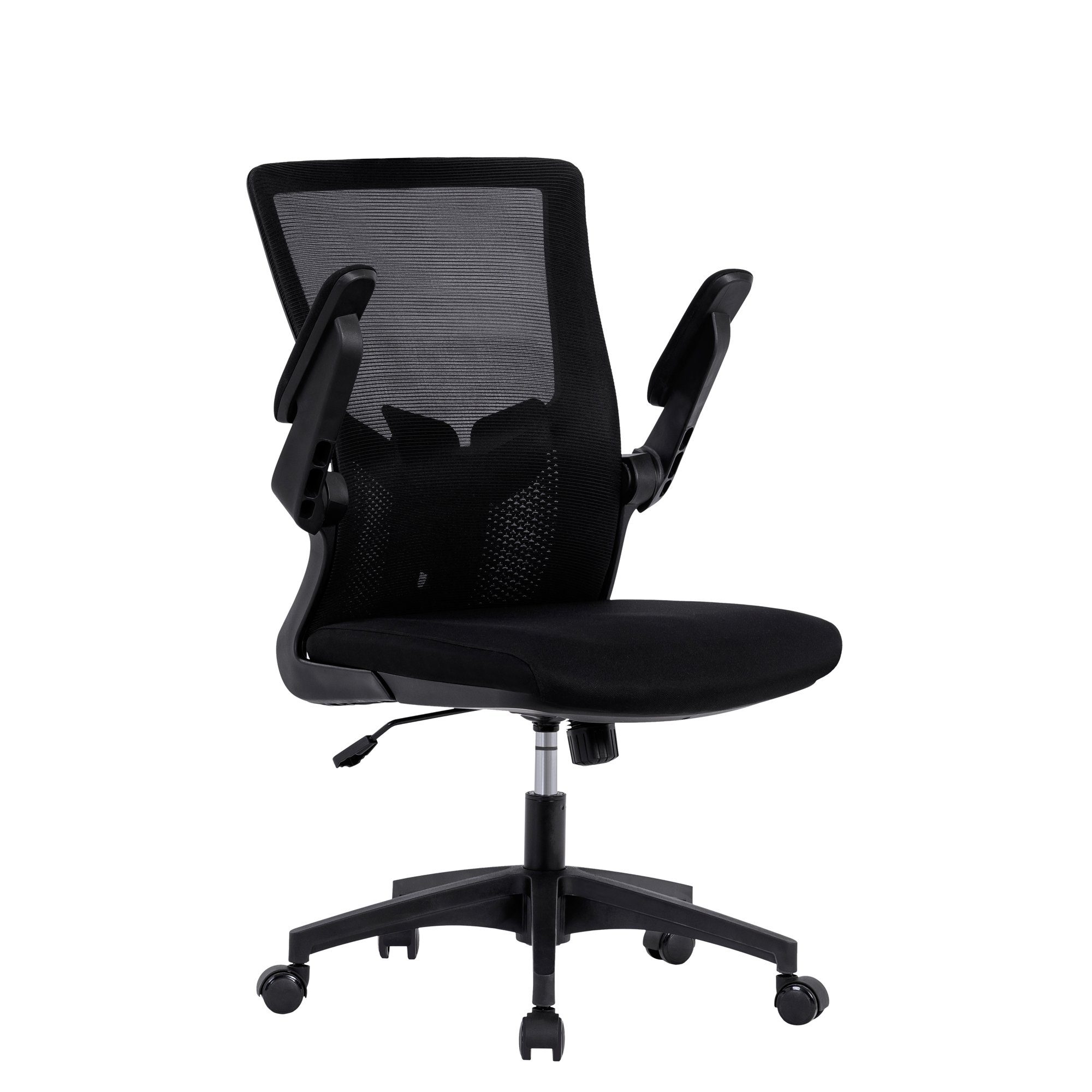 SOFTWEARY Drehstuhl ergonomischer Schreibtischstuhl mit Rückenlehne,  Bürostuhl, Chefsessel, Mesh Netz Stuhl, höhenverstellbar, mit einstellbar  Armlehne