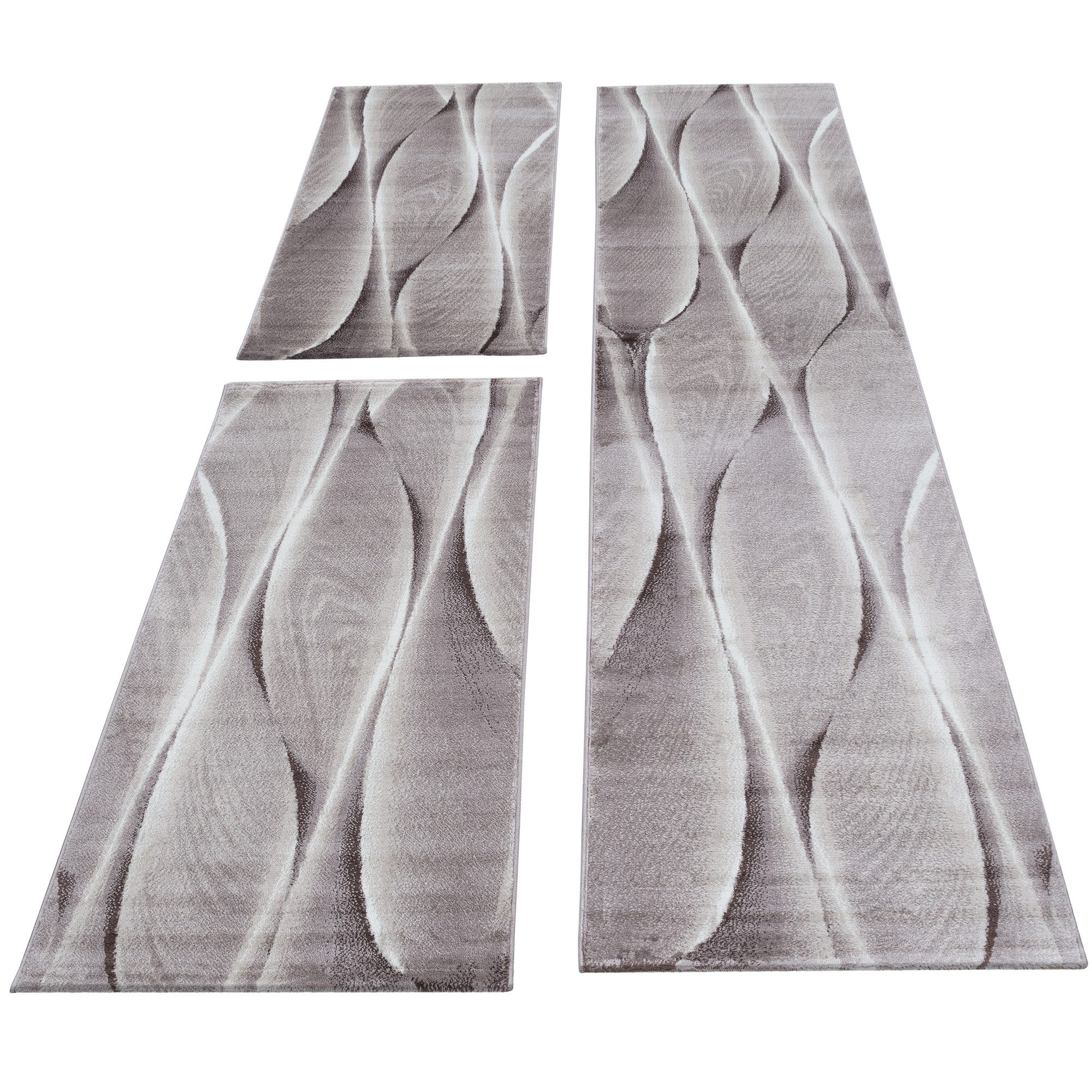 Carpettex Kurzflor-Bettumrandung Ombre Design, Höhe 12 günstig online kaufen