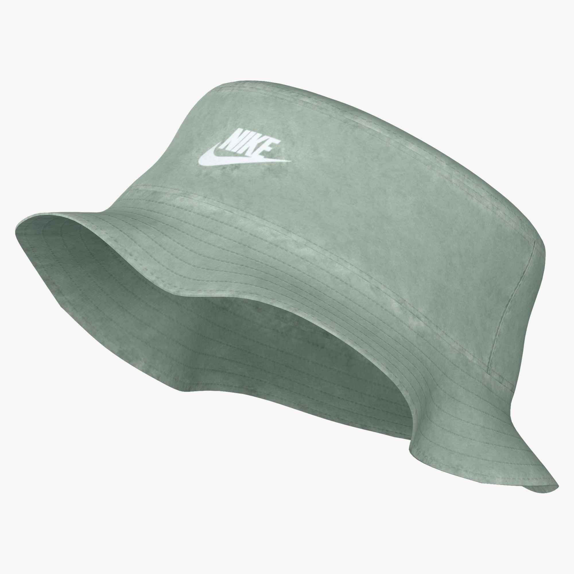 Nike Sportswear Fischerhut U NK APEX BUCKET SQ FUT WSH L mit gesticktem Futura-Logo, im Washed-Look, aus Baumwolle