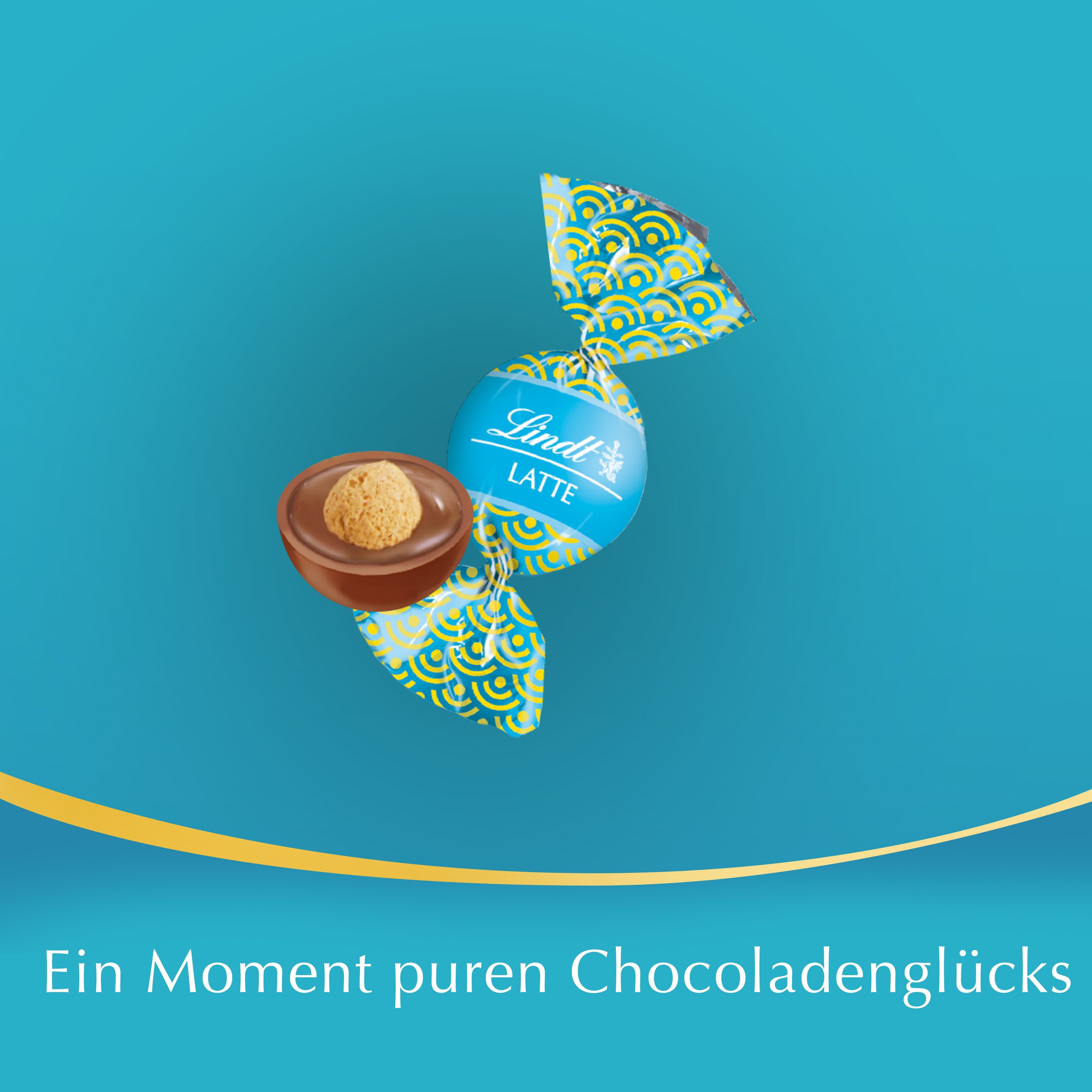 LINDT Schokolade Lindt 1kg Roulette Kugeln Beutel Vollmilch Schokolade Knusper