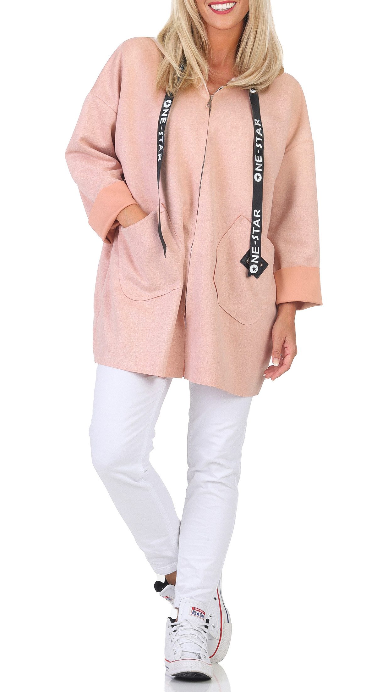 simaranda Kapuzensweatjacke Damen Sweatjacke 5325 36-42 günstig online kaufen