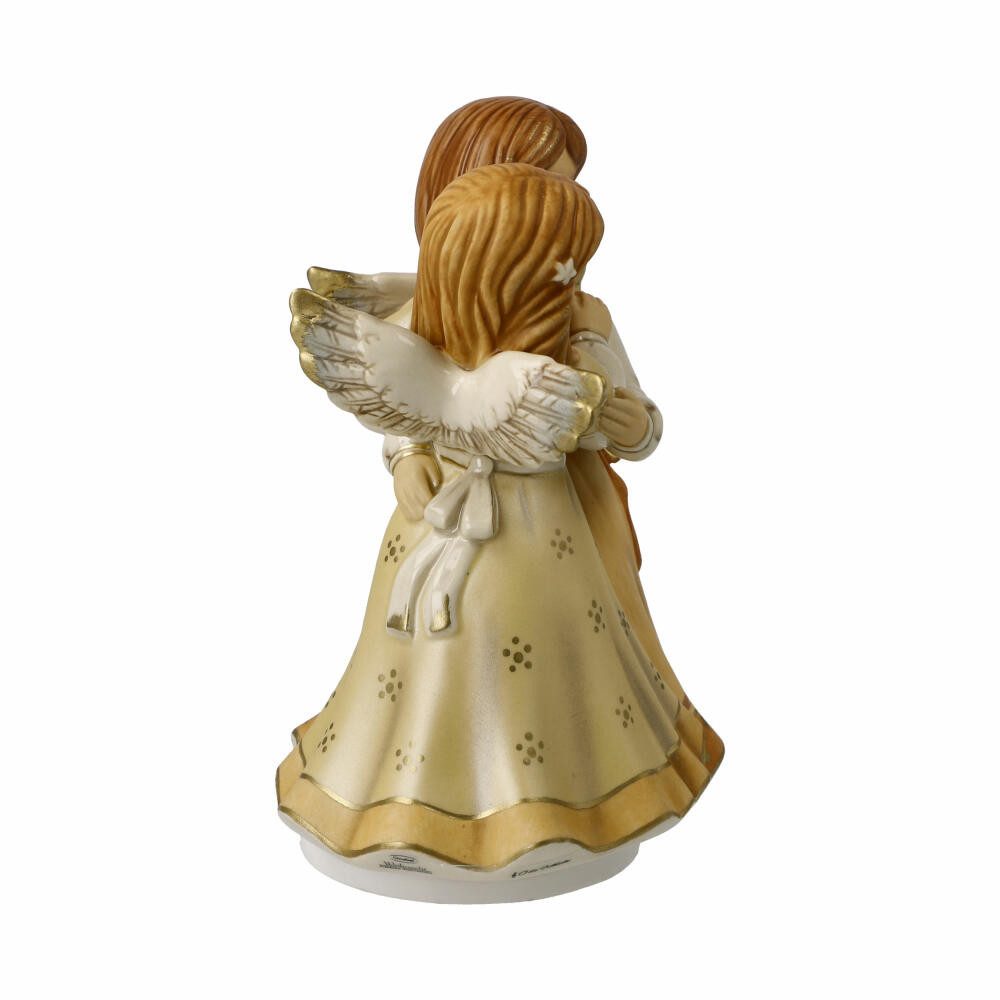 Goebel Engelfigur Fröhliche Weihnachten, Champagner, 16 cm