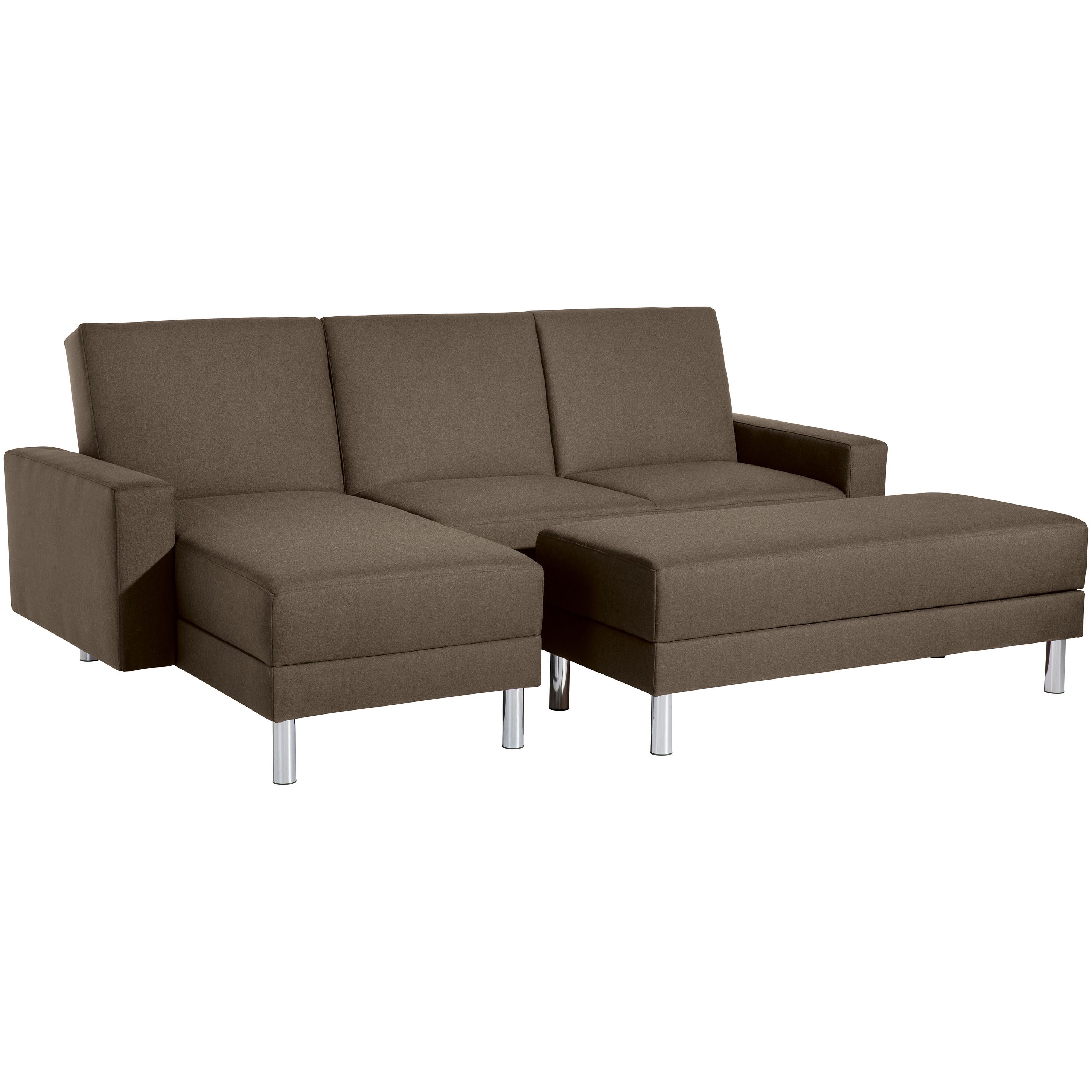 Max Winzer® Ecksofa Just Fashion, Funktionssofa mit Hocker