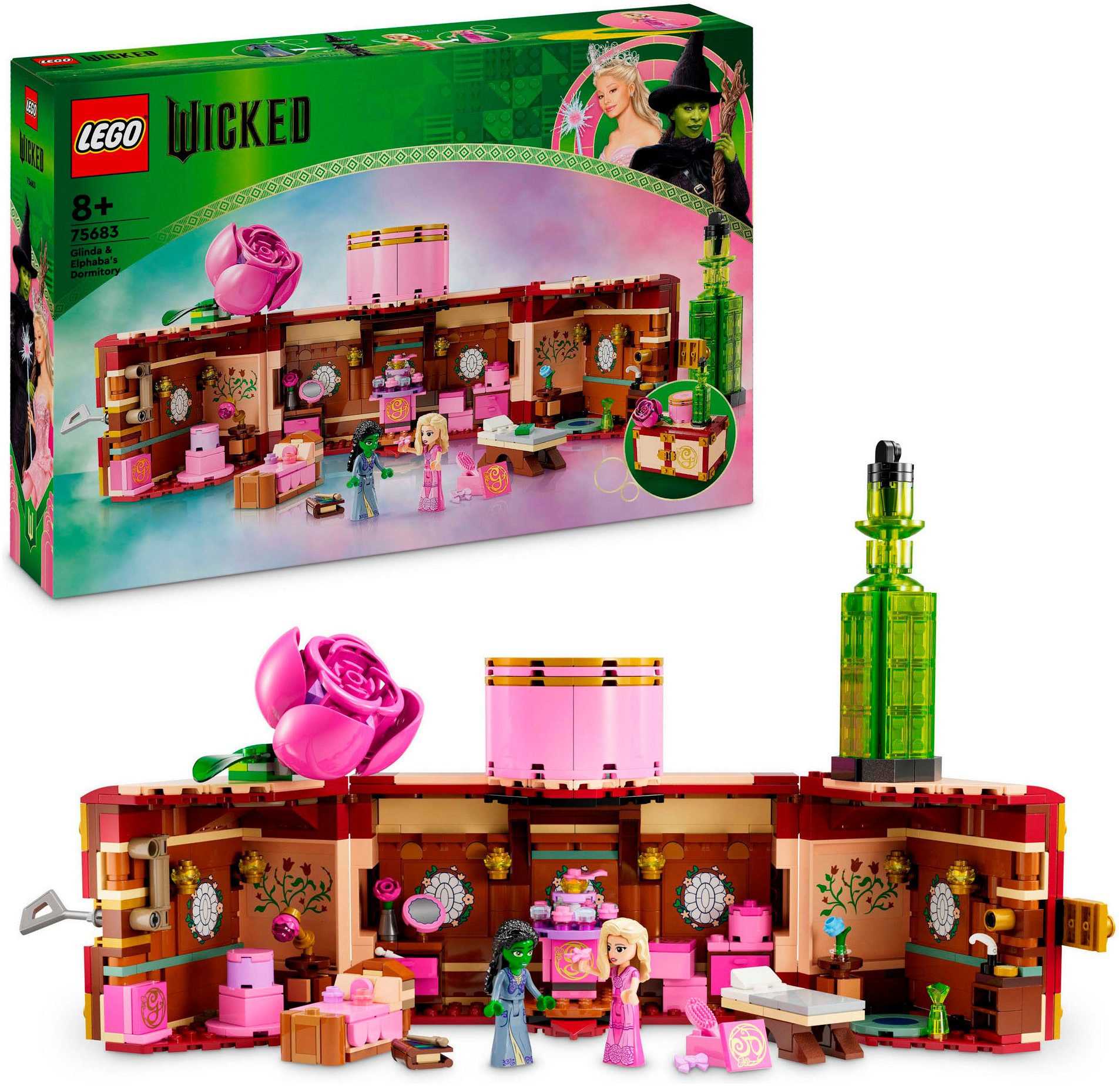 LEGO® Glindas und Elphabas Schlafsaal (75683), LEGO Wicked Konstruktionsspi günstig online kaufen