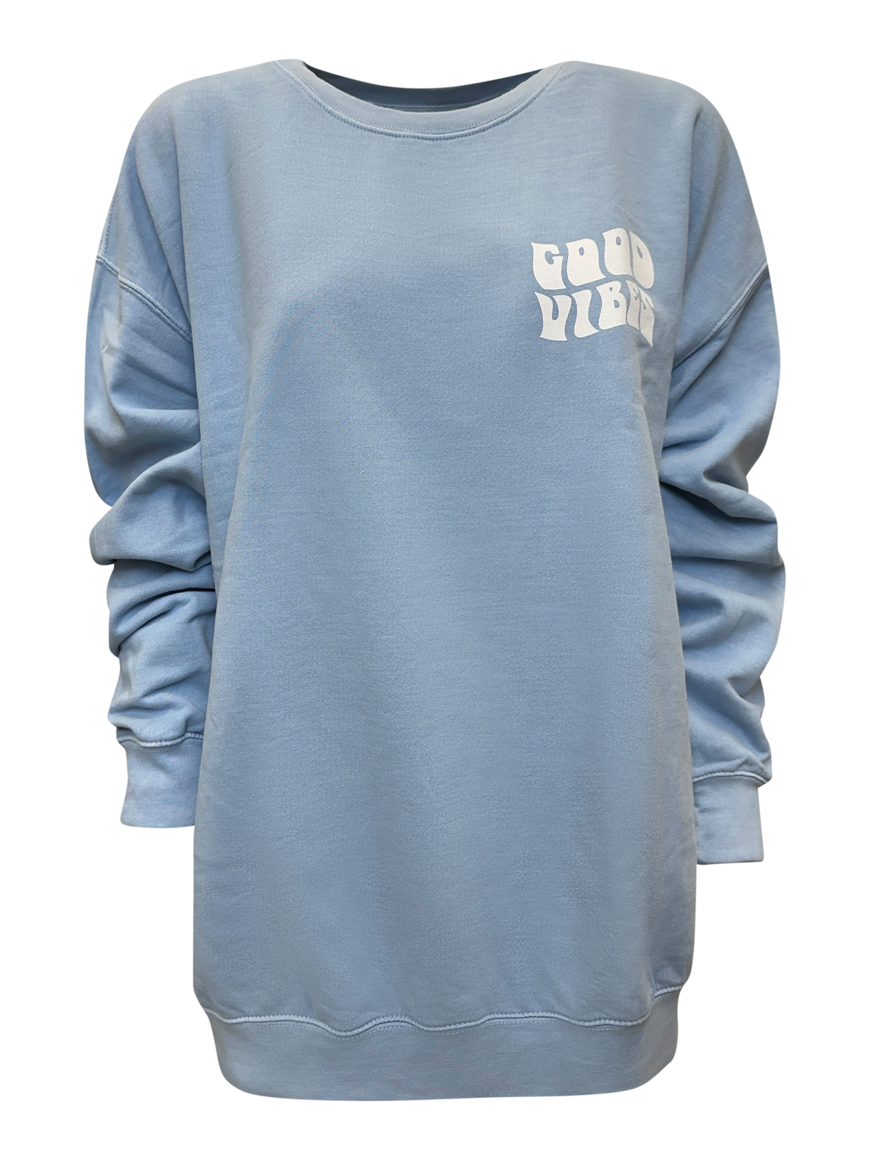 Worldclassca Longsweatshirt Worldclassca Oversized Sweatshirt GOOD VIBES Pr günstig online kaufen