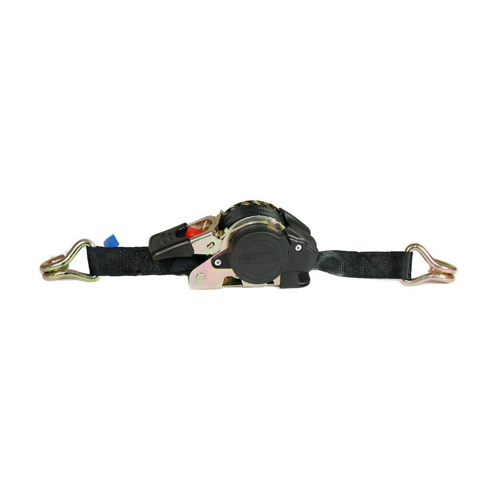 PROREGAL® Zurrgurt Automatik Spanngurt 300daN, BxL 2,5x180cm, Schwarz