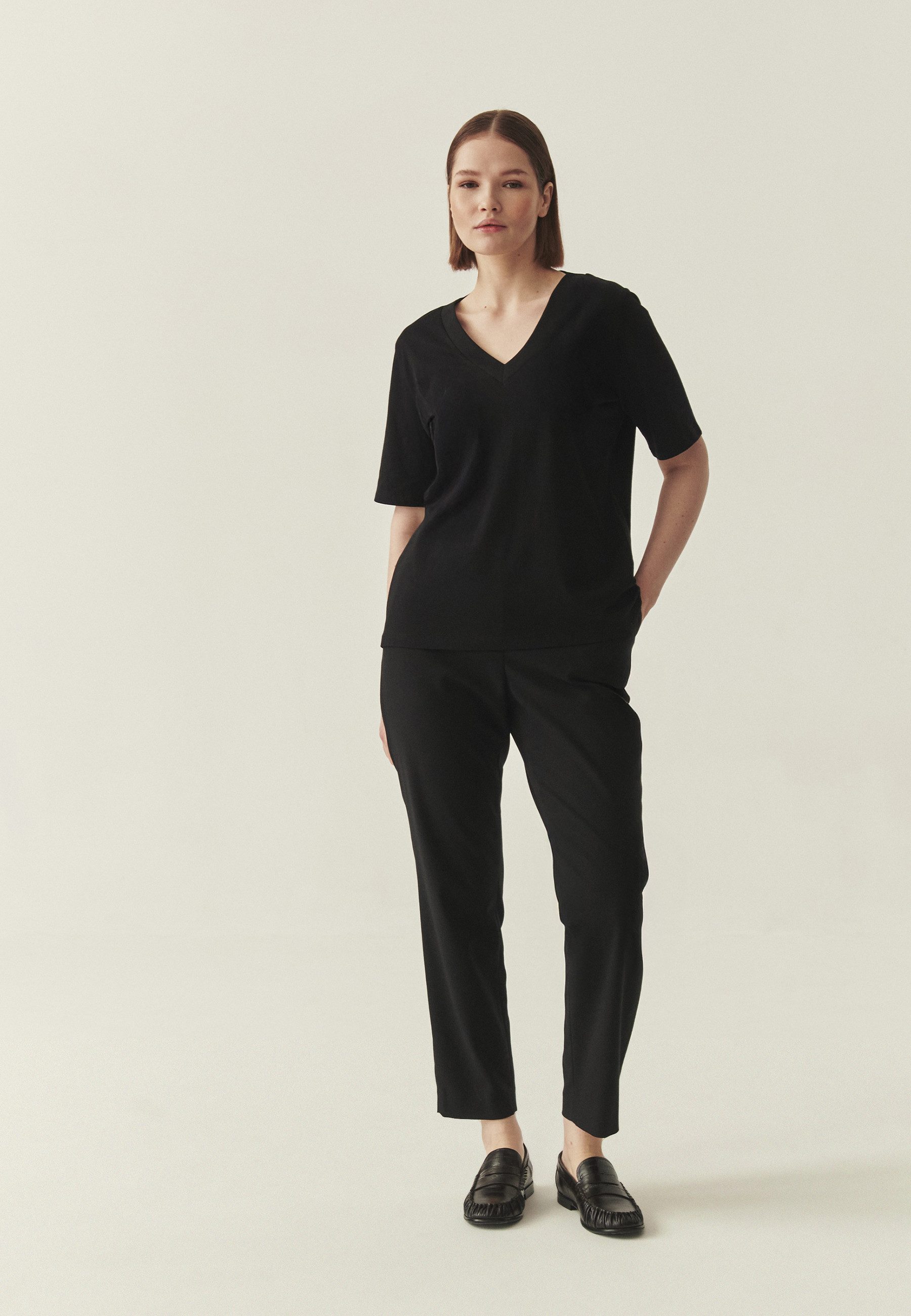 TATUUM Klassische Bluse Lockere Baumwollbluse - Raba