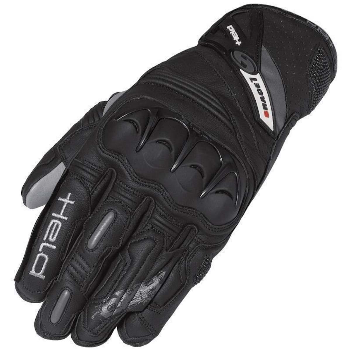 Held Biker Fashion Motorradhandschuhe Held Short Race Handschuh schwarz 7 atmungsaktiv