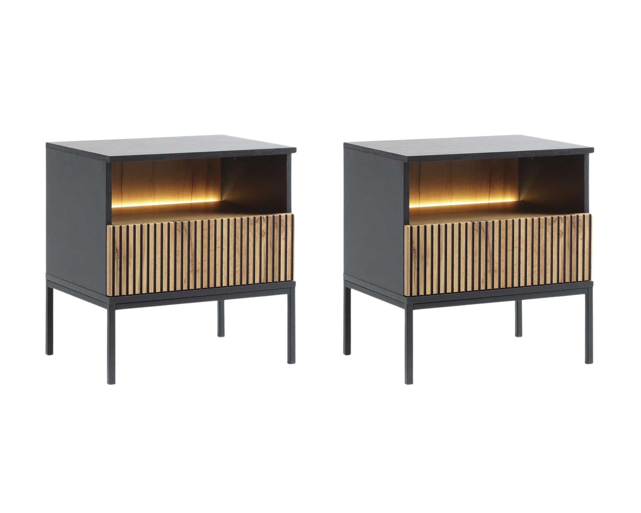 MOEBLO Nachttisch Sentino S54 LED (Nachttisch günstig online kaufen