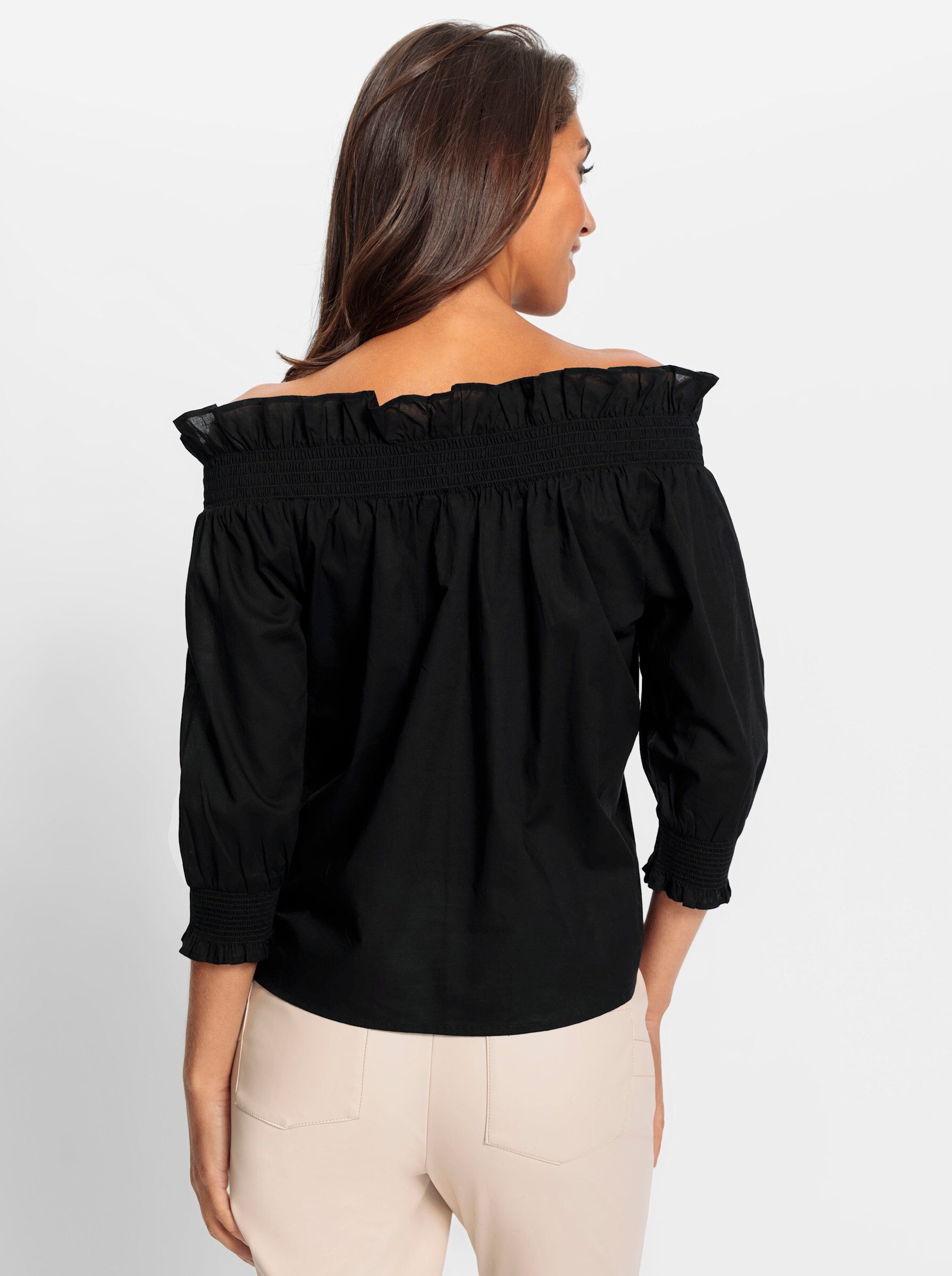heine Klassische Bluse Baumwollbluse günstig online kaufen