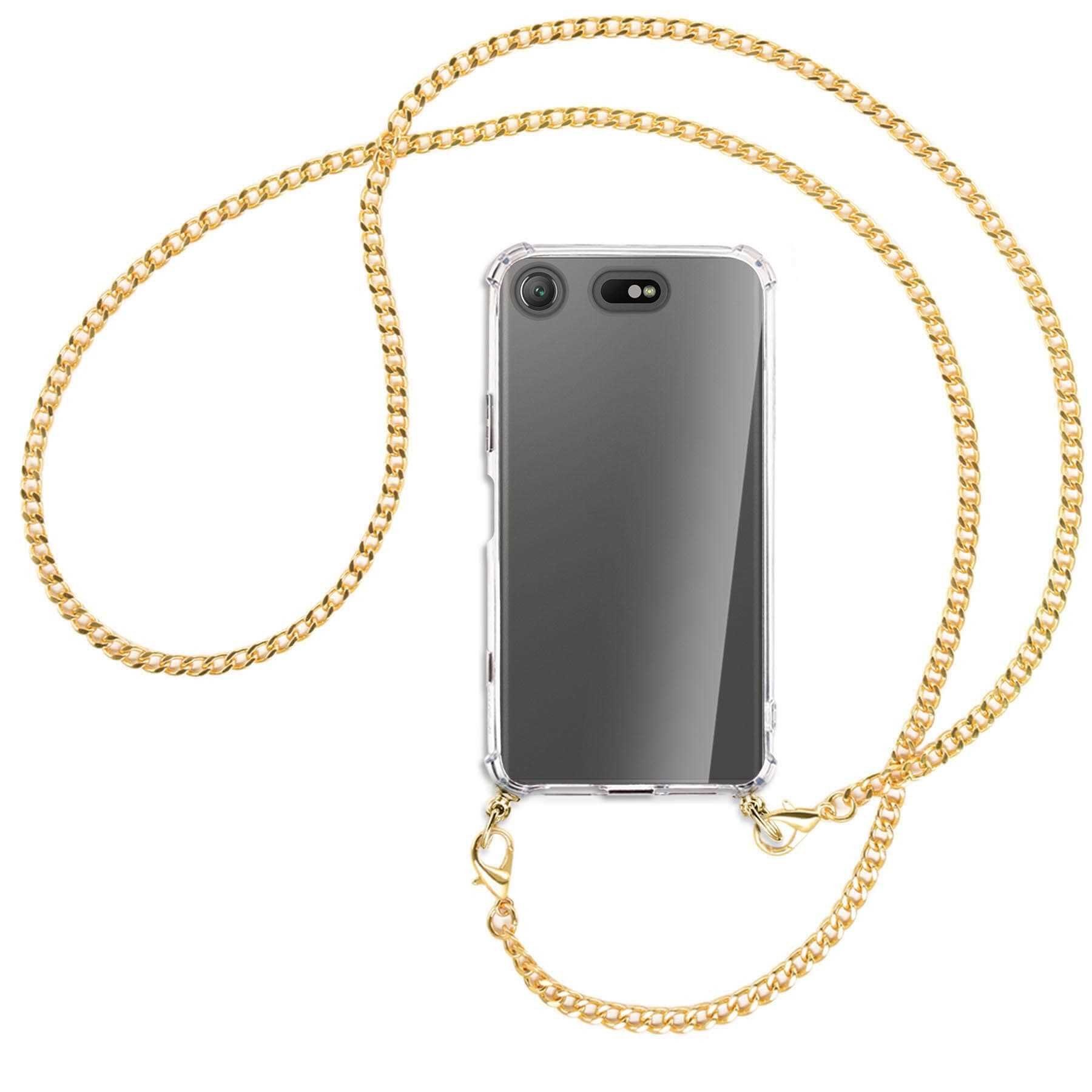 mtb more energy Handykette für Sony Xperia XZ1 Compact [NC-277-MK], Umhängehülle mit Metallkette [NC-277-MK]