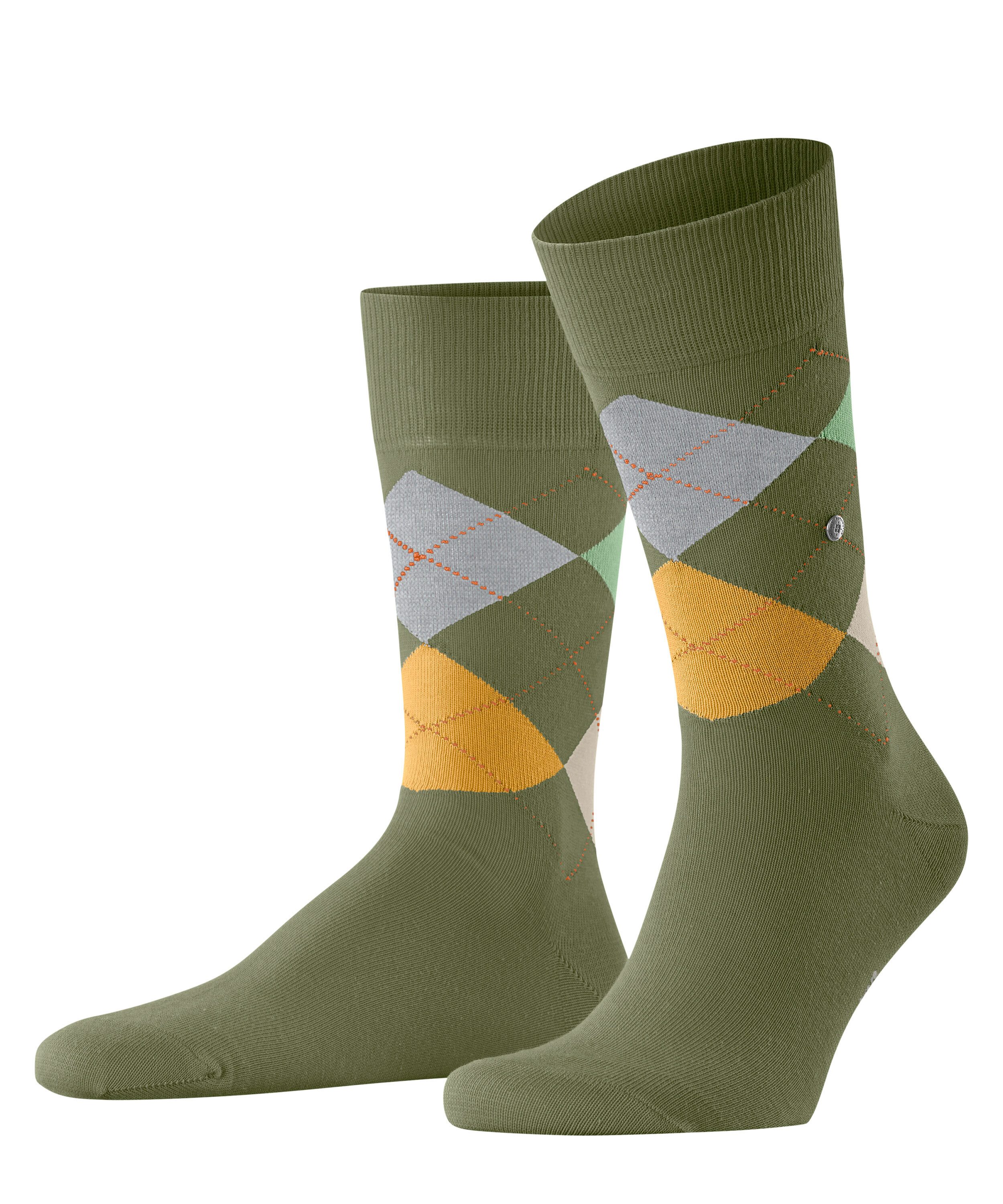 Burlington Socken King Socken mit vierfarbigem Argyle-Muster (1-Paar) mit vierfarbigem Argyle-Muster