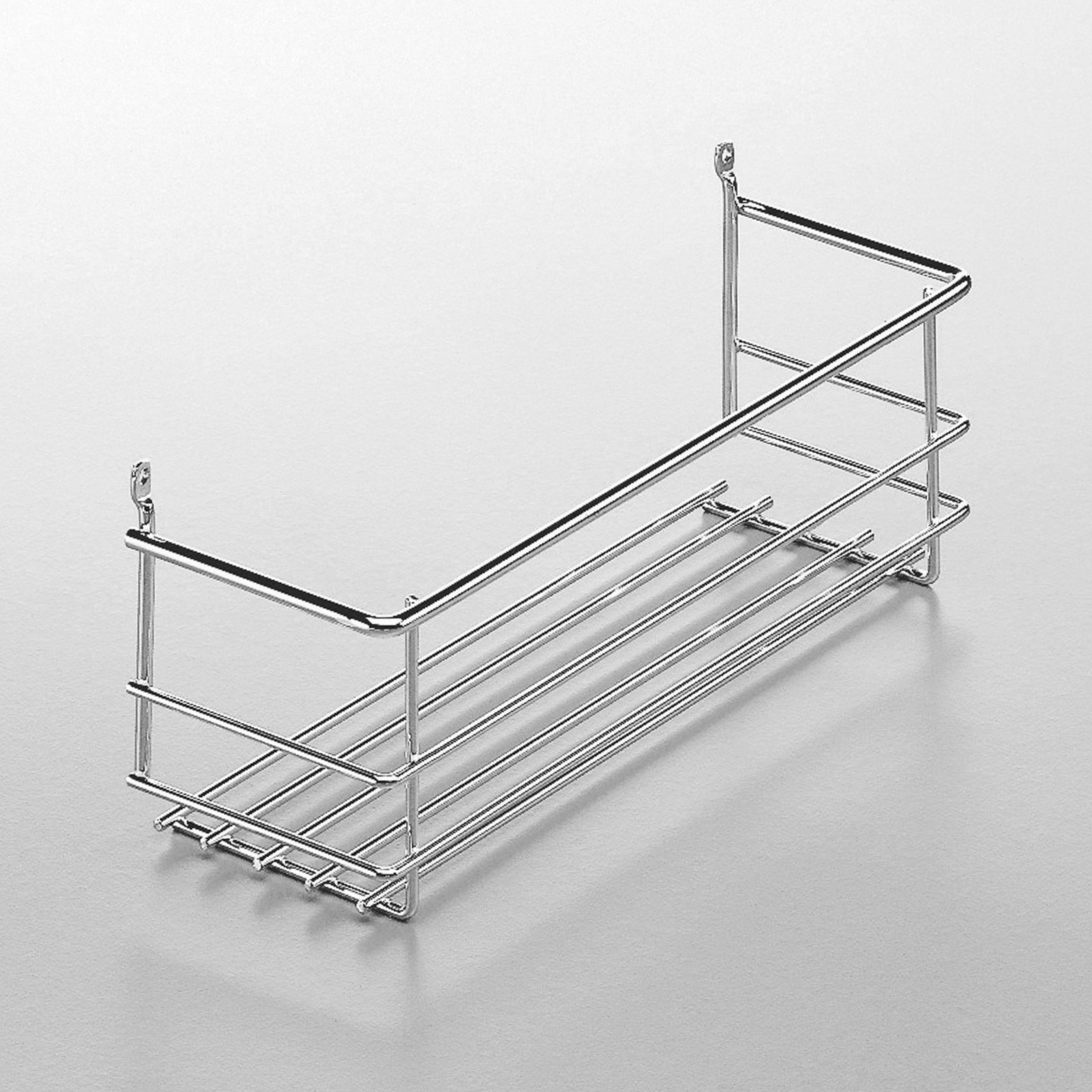 Kesseböhmer Aufbewahrungssystem Putzmittelkorb für Wandmontage oder Schrankmontage, 1-etagig 312 x 101 x 113 mm