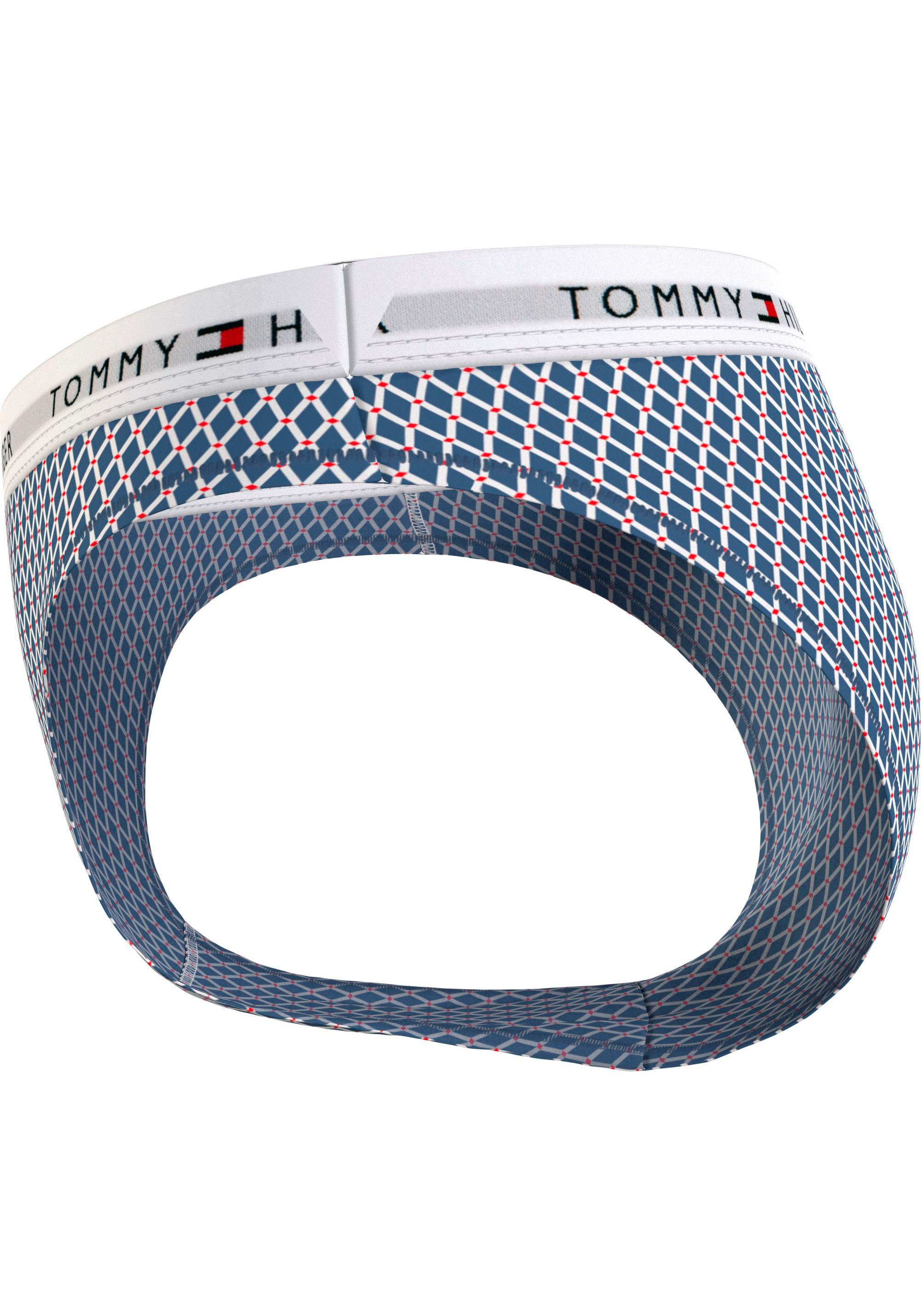 Mini_Argyle_Iron_Blue Underwear PRINT Logobund Hilfiger BIKINI mit Tommy Hilfiger Tommy Bikinislip