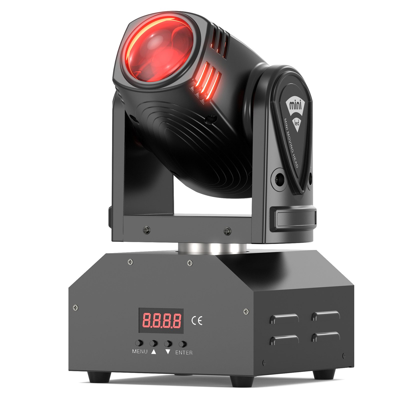 ZonQoonz Discolicht Moving Head RGBW Beam Bühnenlicht,LED Disco Party Licht DMX