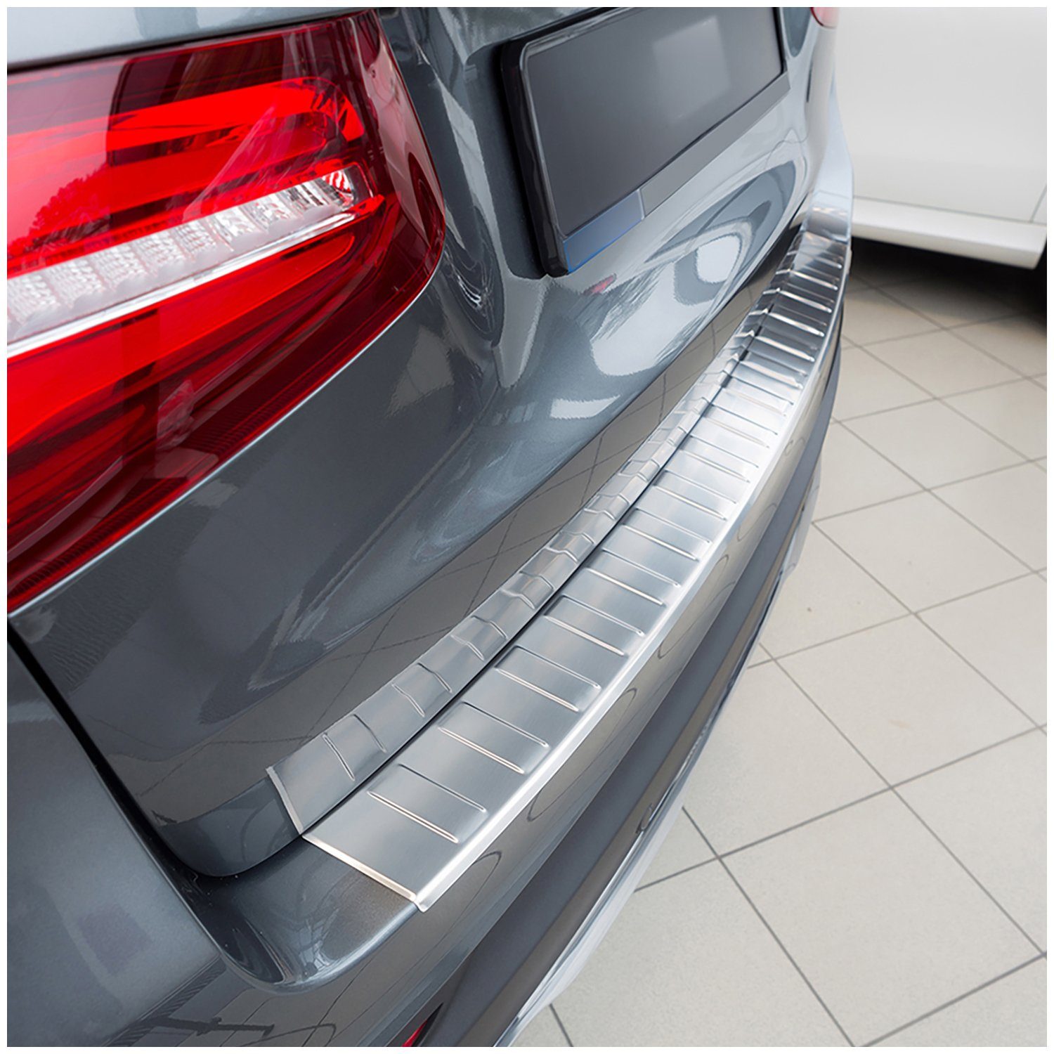 tuning-art Ladekantenschutz BL923 Edelstahl passgenau für Mercedes GLC X253 Bj. 2015-