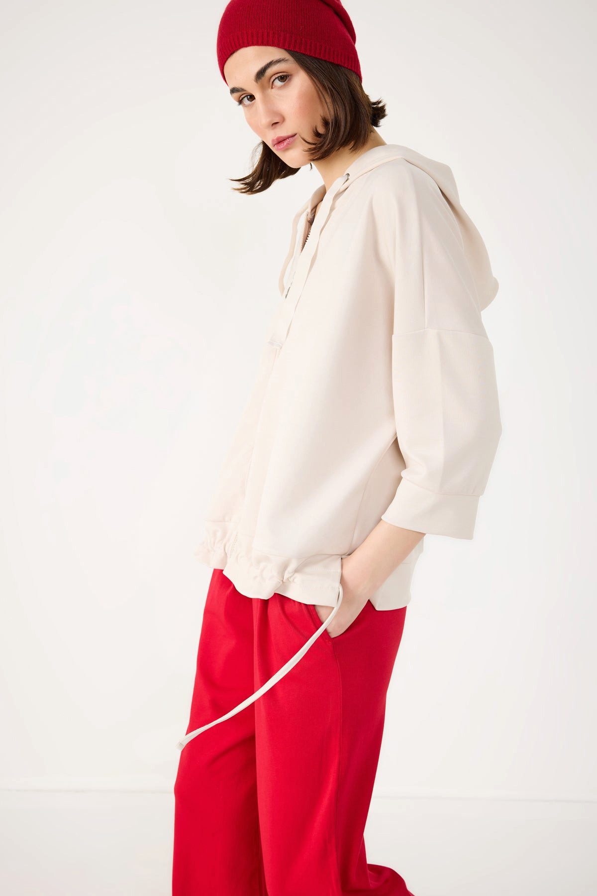 No Matter What Kapuzensweatshirt Kapuzenpullover mit Reißverschluss