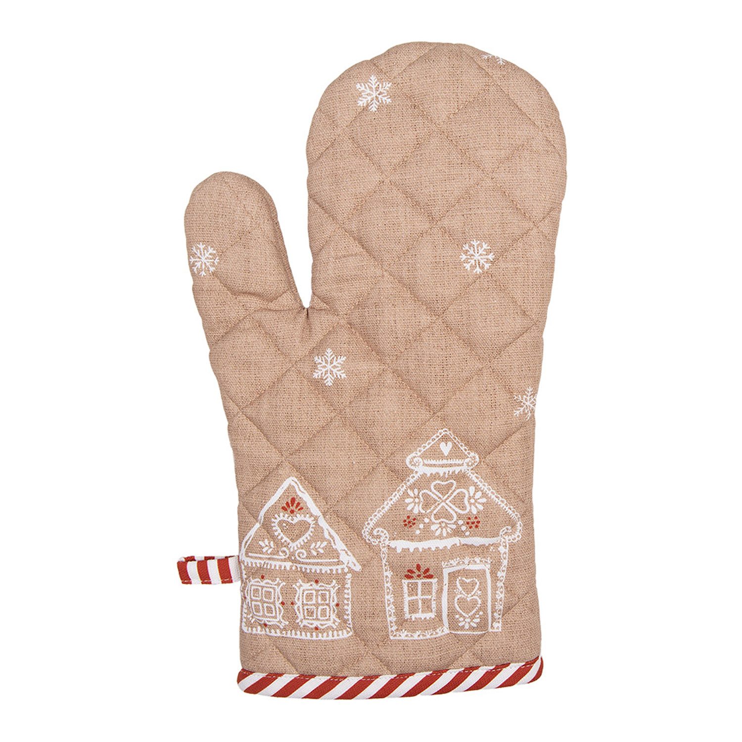 Clayre & Eef Topfhandschuhe Gingerbread Bliss, (2-tlg., 2-teilig), Ofenhand günstig online kaufen
