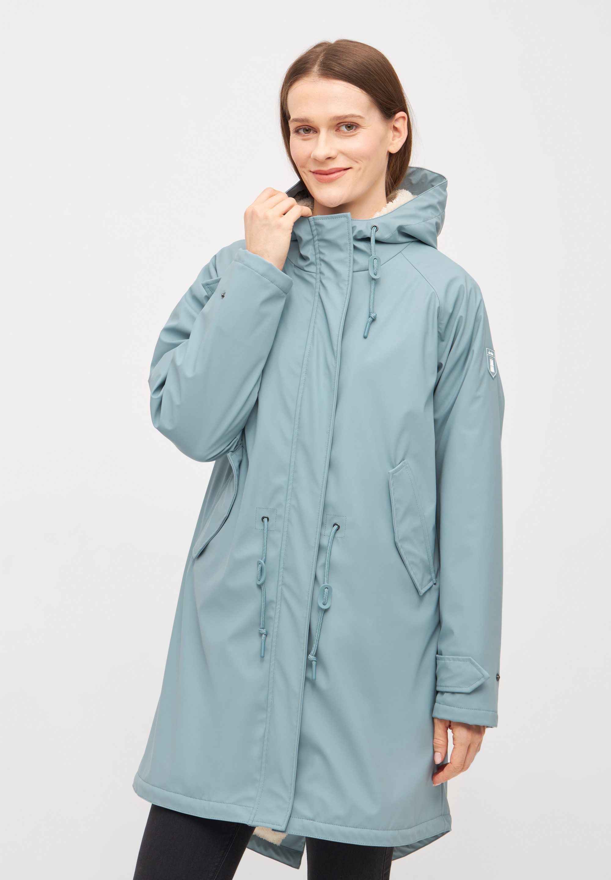Derbe Regenmantel Tidaholm Wasserabweisend, winddicht, Teddylining, günstig online kaufen