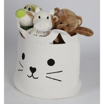 BURI Aufbewahrungsbox Aufbewahrungskorb Katzenform Baumwolle Faltbar Ordnungsbox Dekoration