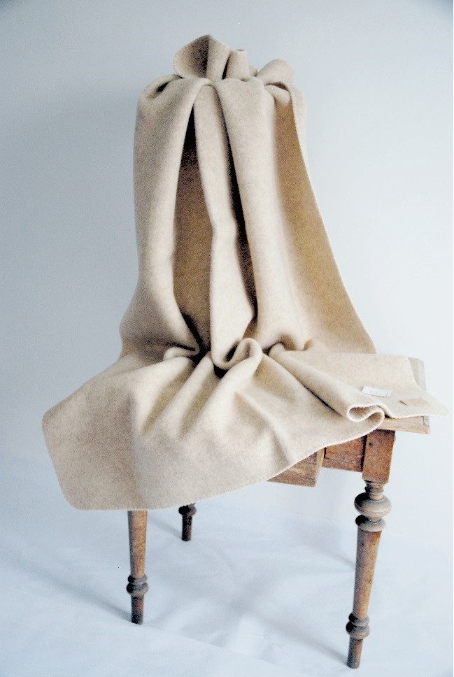 Wolldecke "COBURG" 100% dt. Schurwolle vom "Coburger Fuchskopfschaf", Steinbeck GmbH