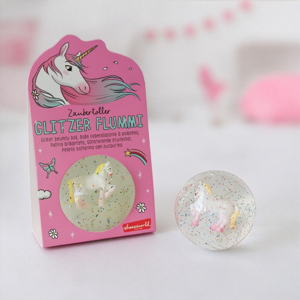 Sheepworld Anti-Stress-Ball Glitzerflummi »Einhorn-Zauber«