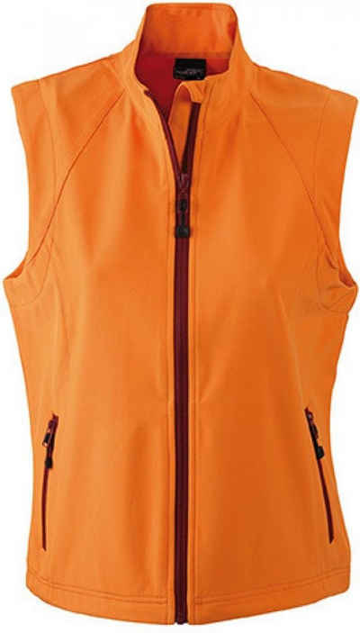 James & Nicholson Funktionsweste Damen Softshell Vest / Wind- und wasserdicht