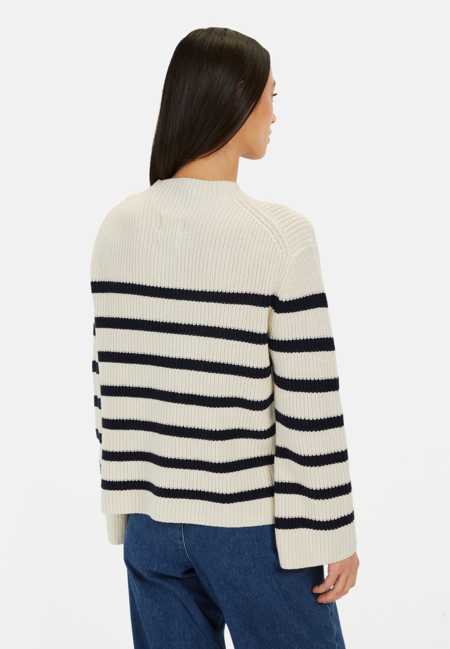 camel active Strickpullover aus einem Baumwoll-Mix günstig online kaufen