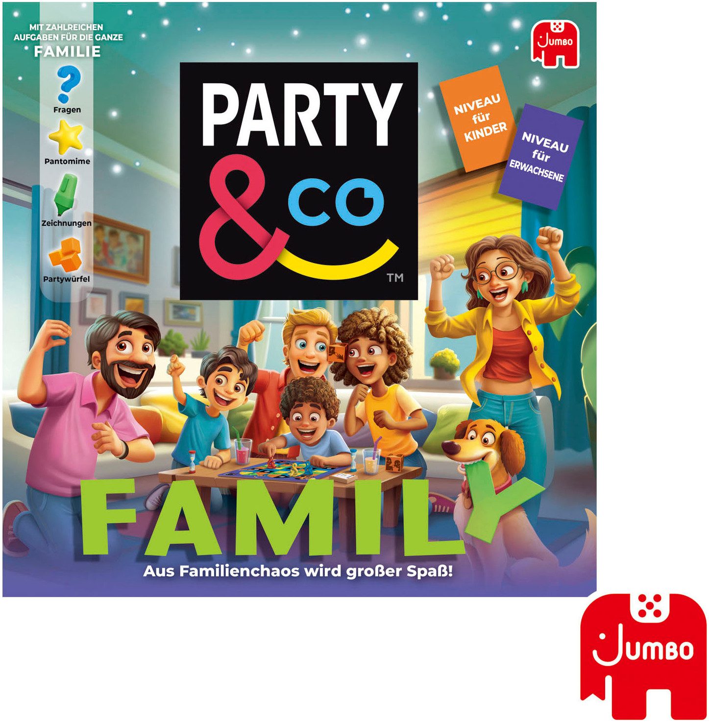 Jumbo Spiele Spiel Party & Co Family, Familienspiel