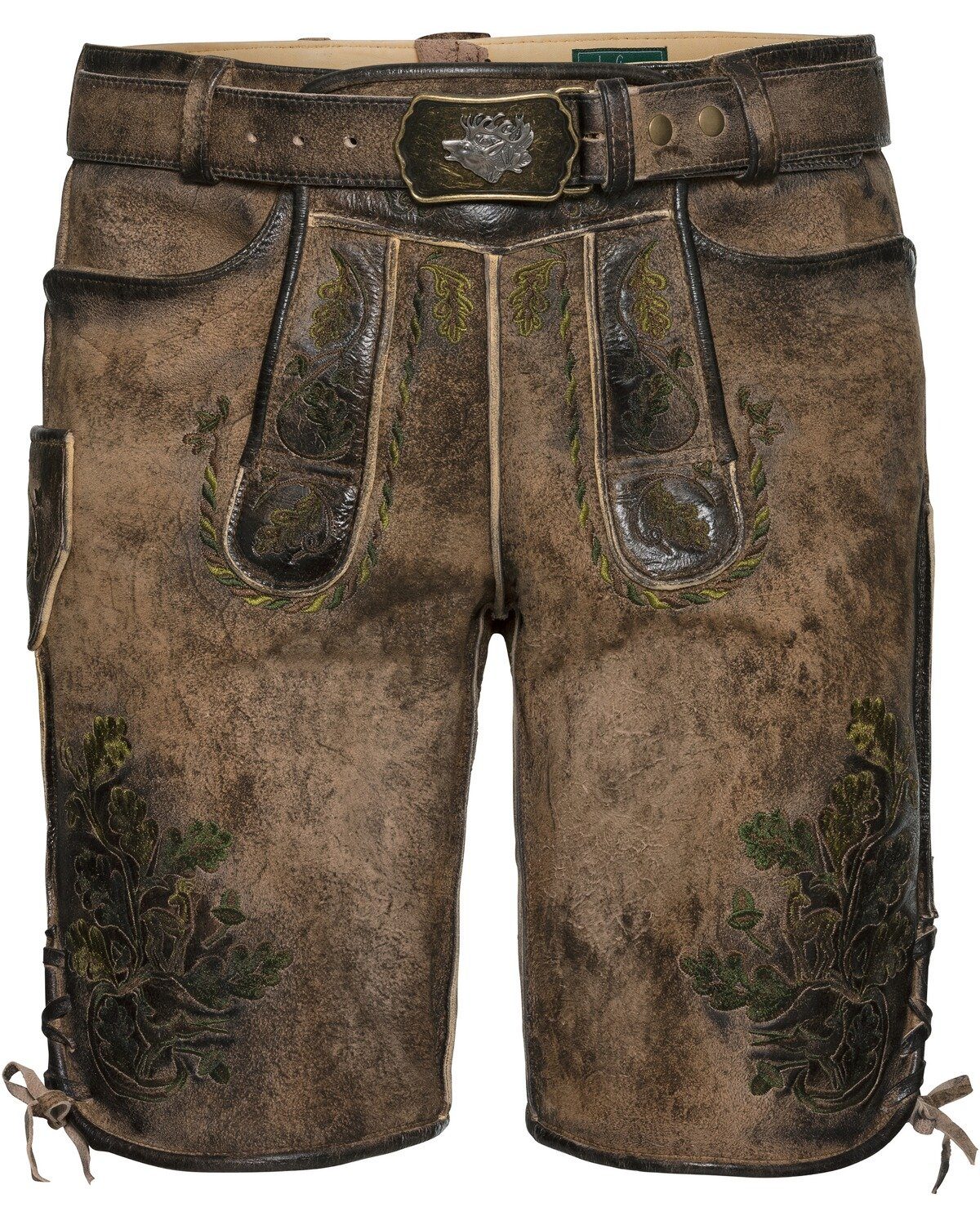 Luis Steindl Kurze Lederhose mit Gürtel Luis Steindl Kurze Lederhose mit Gürtel