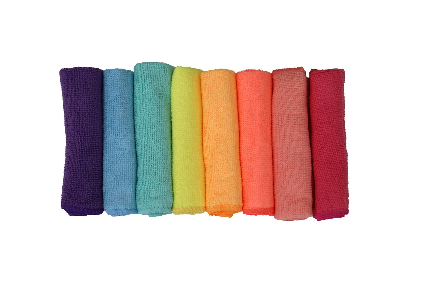 Thumbnail - HH-Haushalt Mikrofaser Tücher 8 Stück farblich sortiert 30 x 30 cm Reinigungstücher