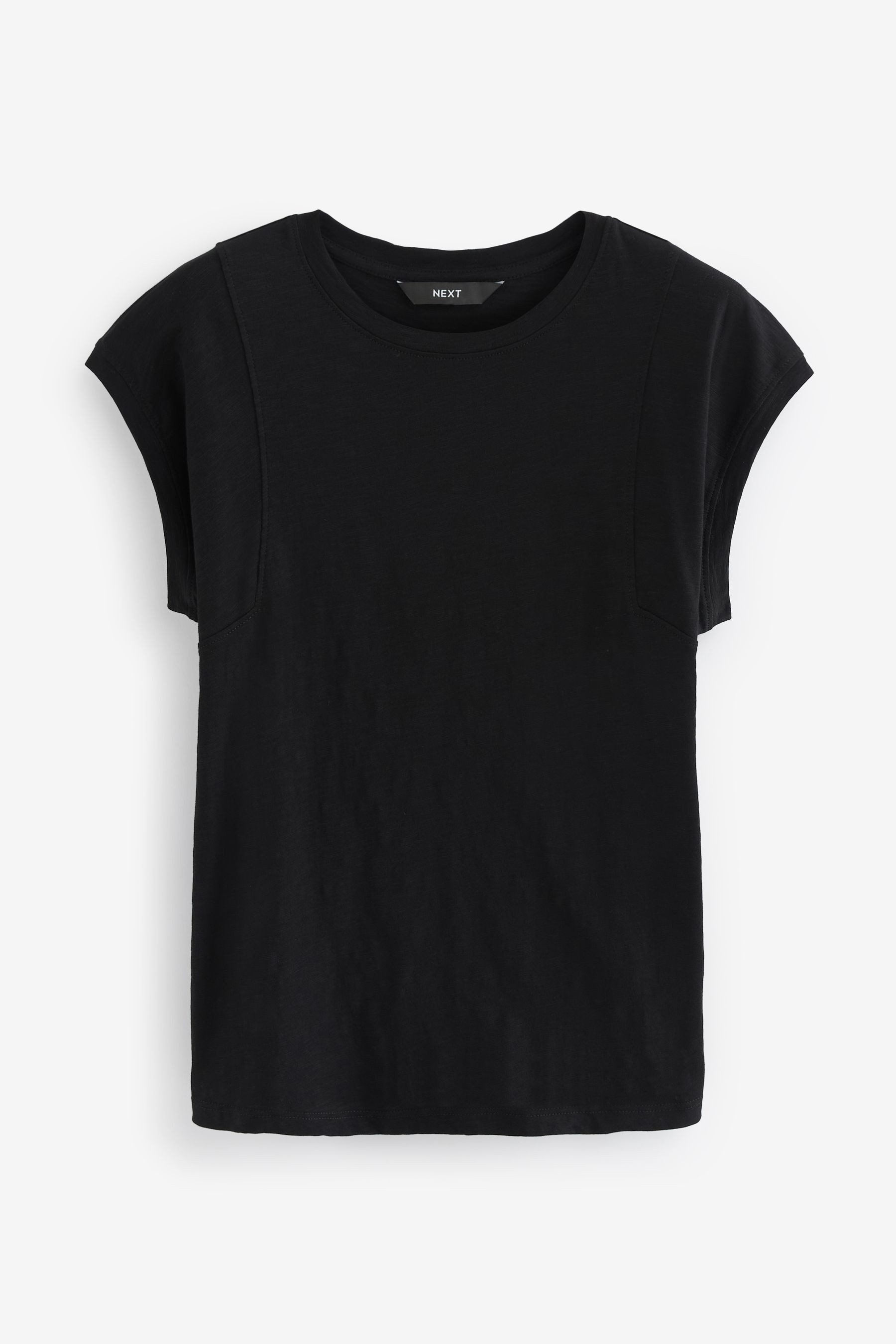 Next T-Shirt Kurzärmeliges Slub T-Shirt mit günstig online kaufen