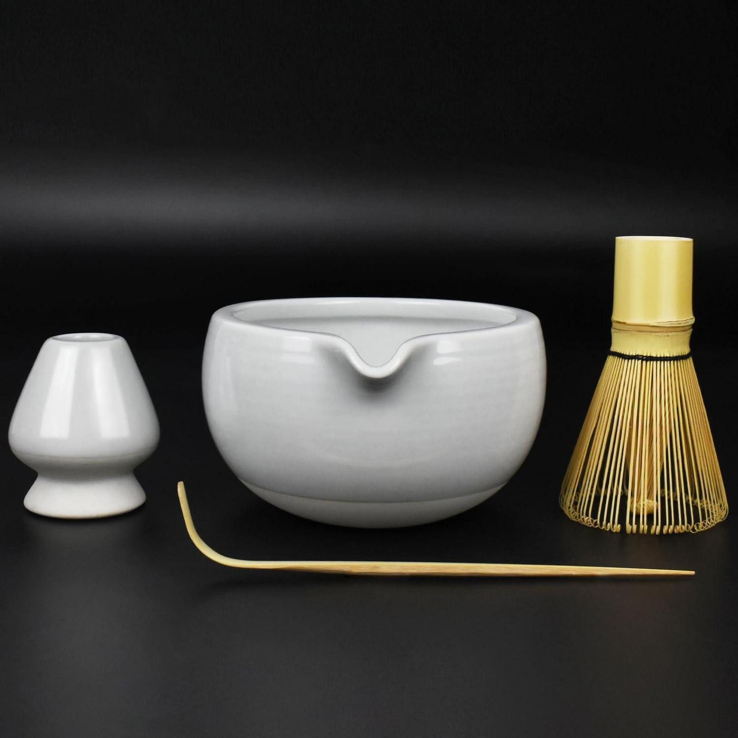 LuxusKollektion Teeservice Matcha Teezeremonie Set Weiss