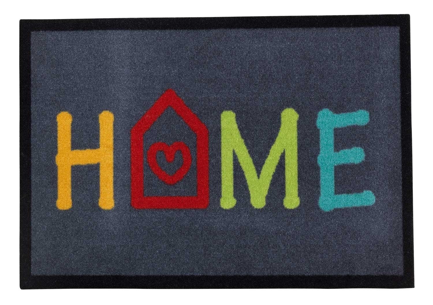 HAMAT Fußmatte MOTIV, Grau, 60 x 40 cm, Home, Polyamid, Vinyl, rechteckig