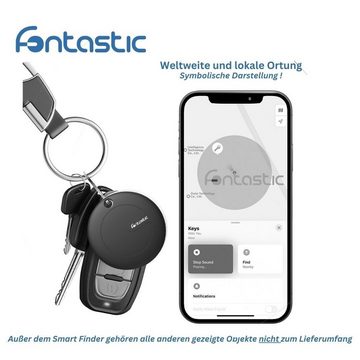 fontastic FonTag Smart Finder mit Schutzhülle GPS-Ortungsgerät (MFI Zertifiziert)