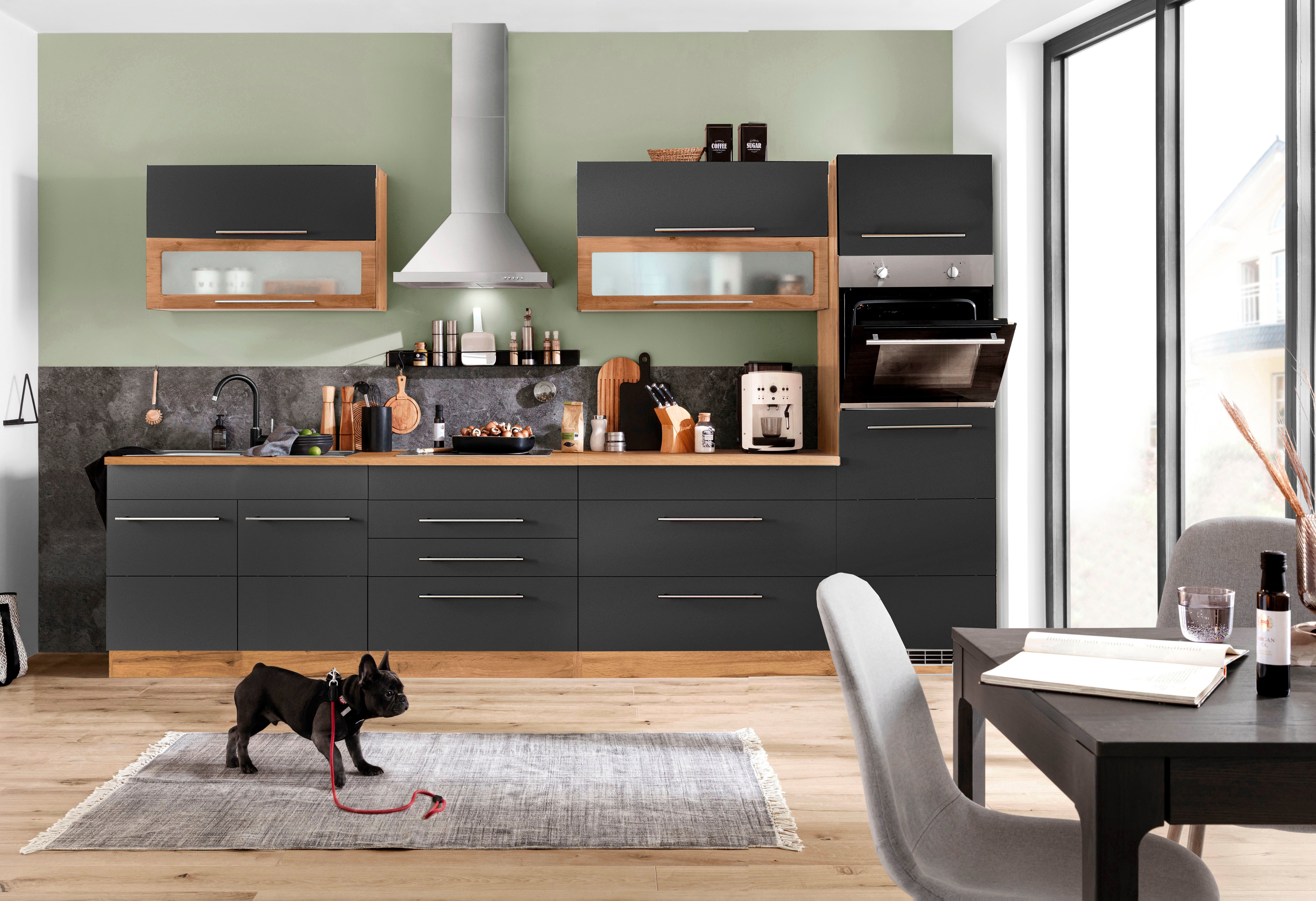 KOCHSTATION Küchenzeile KS-Wien, Breite 340 cm, günstig online kaufen