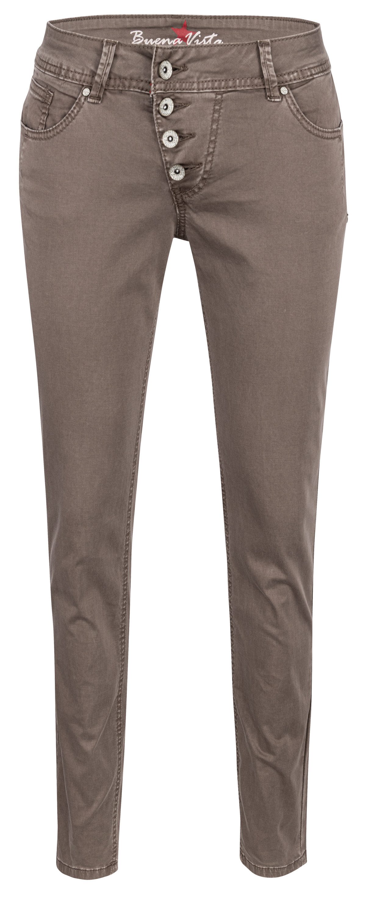 Buena Vista Stretch-Jeans BUENA VISTA MALIBU CROPPED stone 888 B5826 4003.5902 - Stretch Twill
