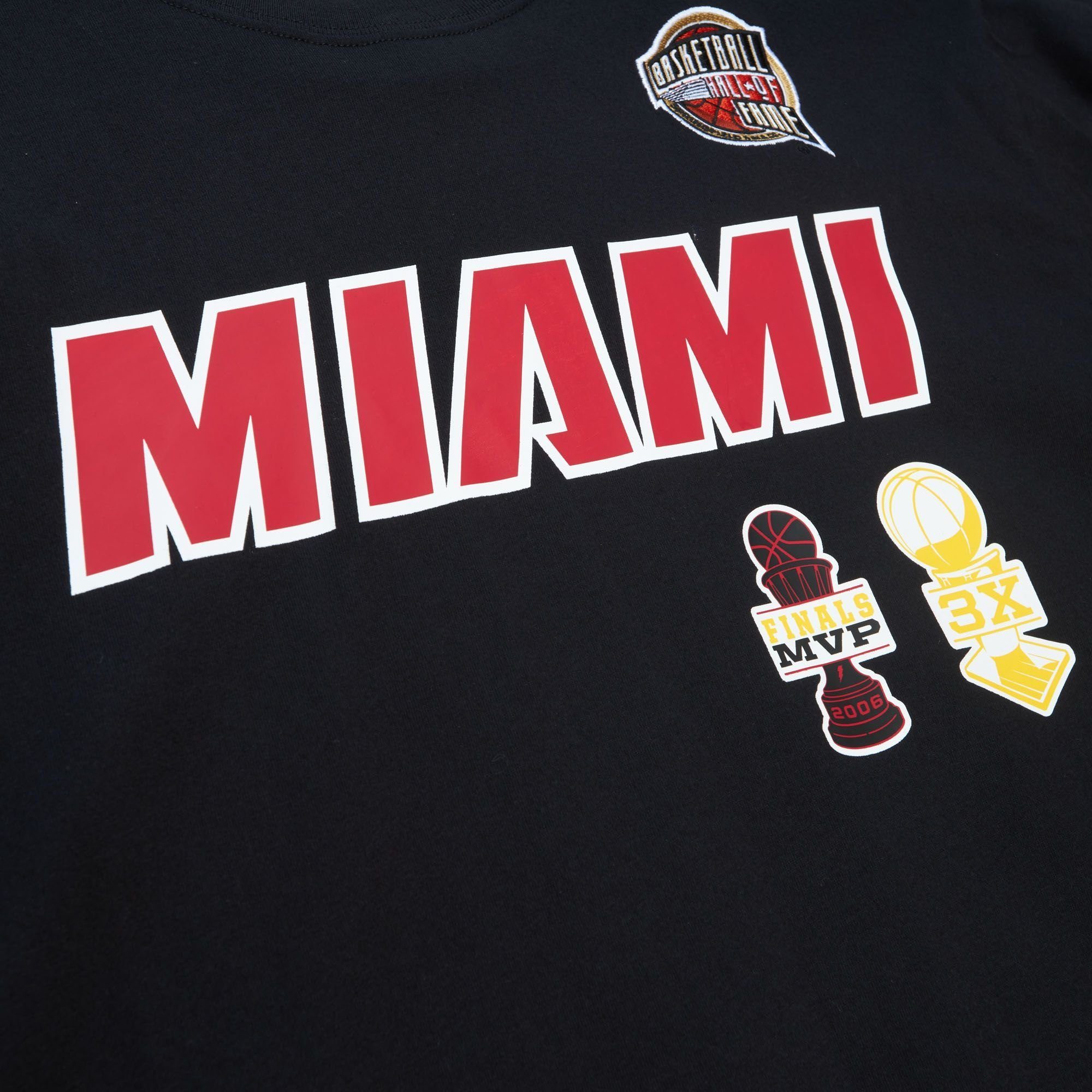 Mitchell & Ness Print-Shirt Dwyane OF Heat Wade Miami FAME HALL