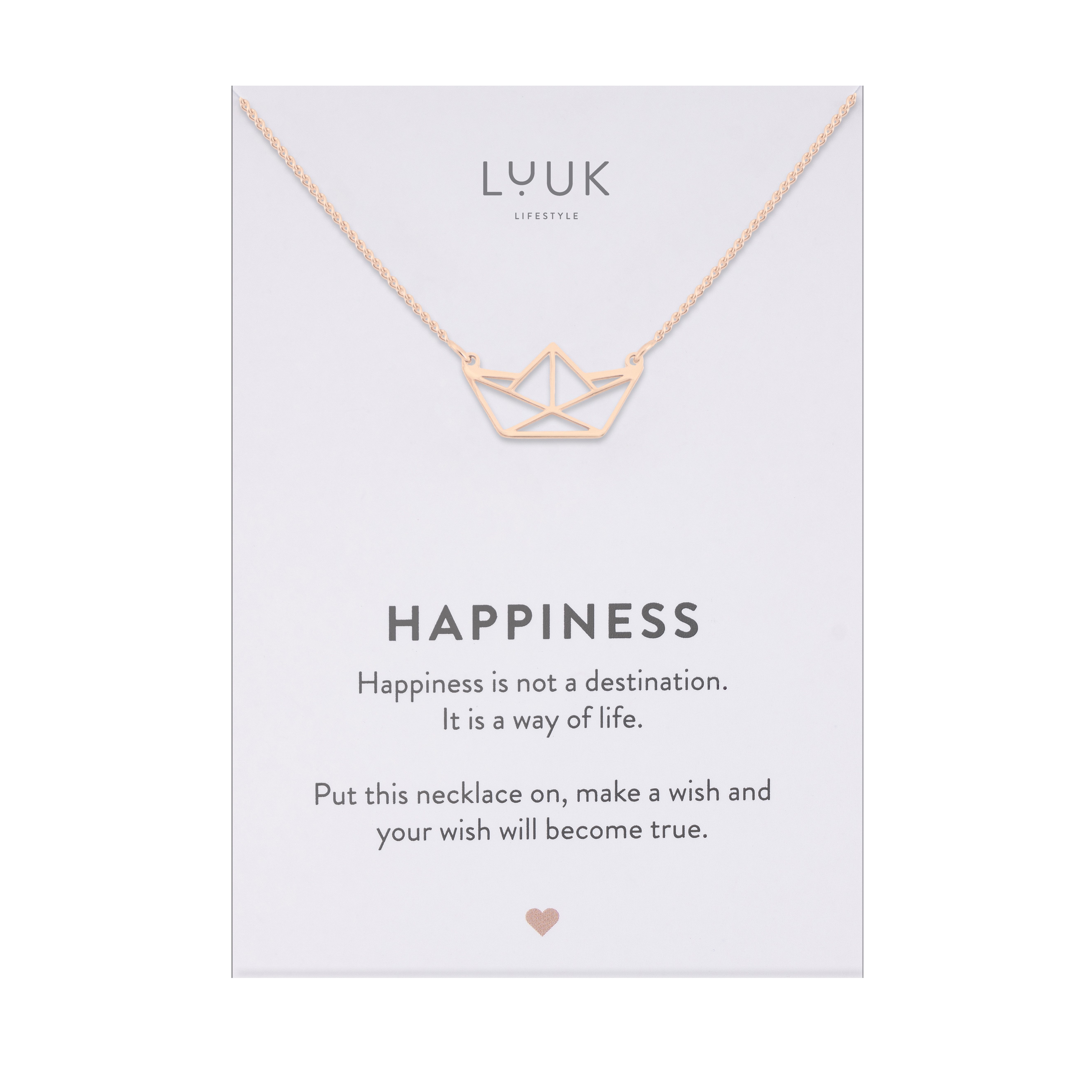 LUUK LIFESTYLE Kette mit Anhänger Schiff, günstig online kaufen