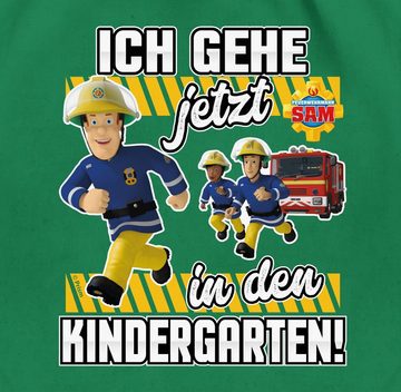 Shirtracer Turnbeutel Ich gehe jetzt in den Kindergarten!, Feuerwehrmann Sam Tasche