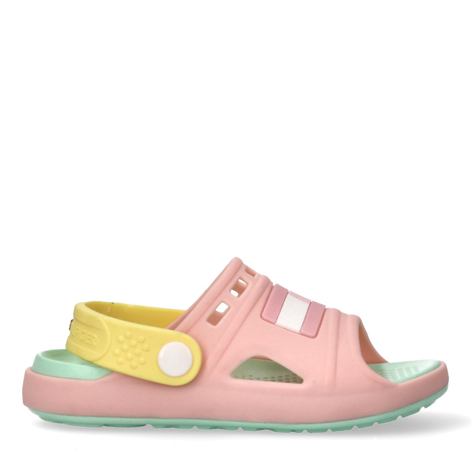 Tommy Hilfiger Badesandale Badeschuh, Clog mit schwenkbarem Riemchen