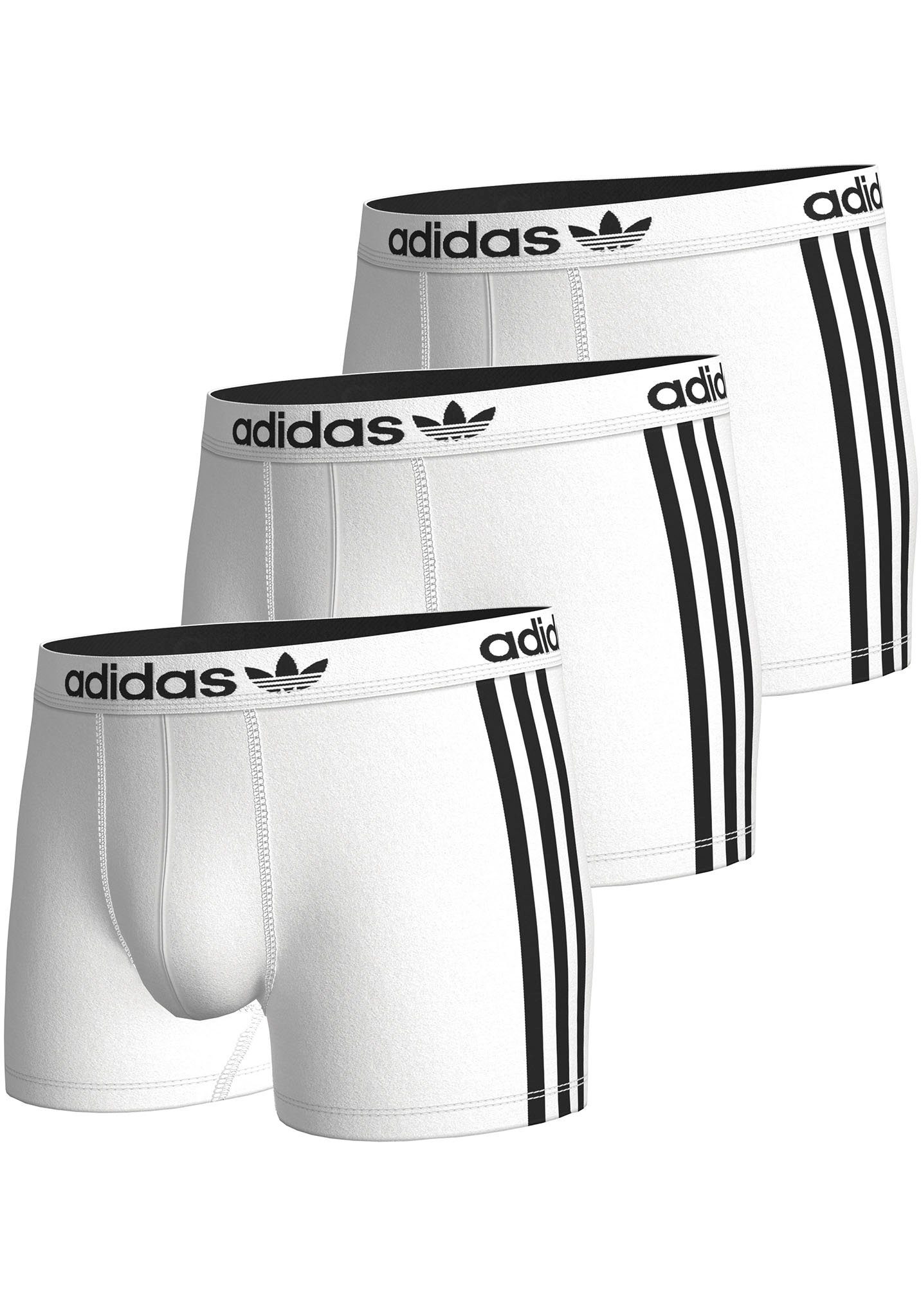 adidas Originals Boxer Comfort Flex Cotton (Packung, 3-St) Real Cool Cotton, schnell trocknend und feuchtigkeitstransportierend