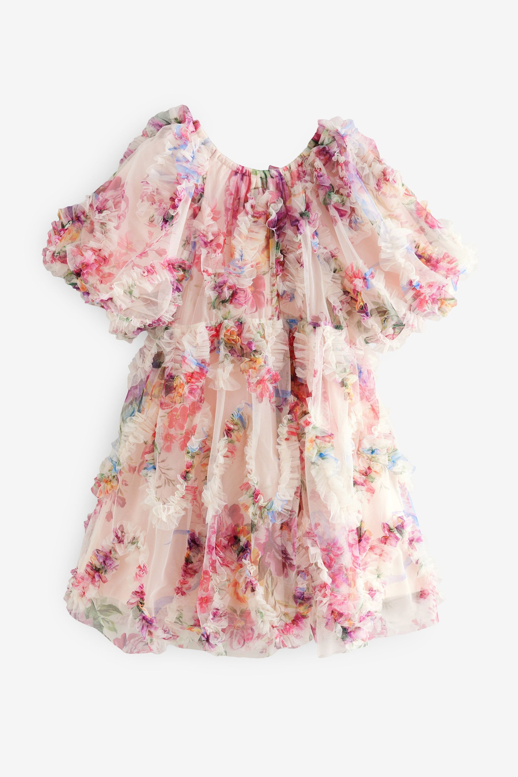 Next Partykleid Festliches Kleid aus Mesh günstig online kaufen