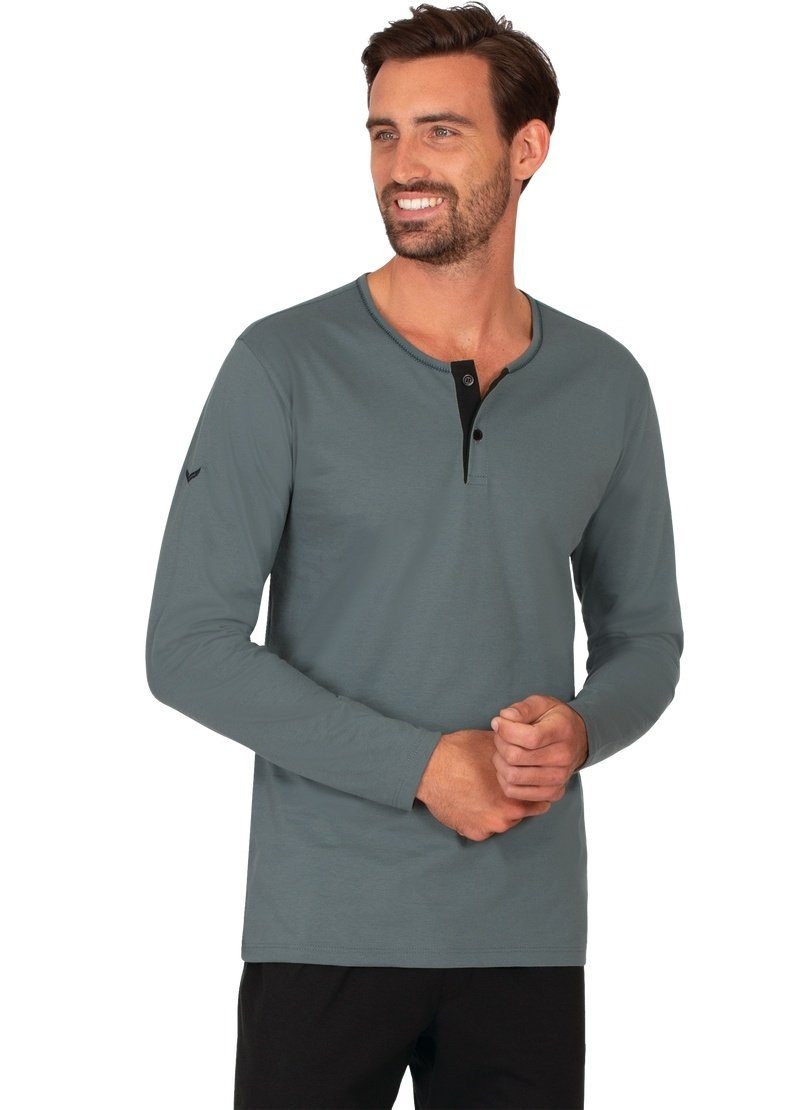 Trigema Longsleeve TRIGEMA Langarmshirt aus Biobaumwolle (1-tlg)