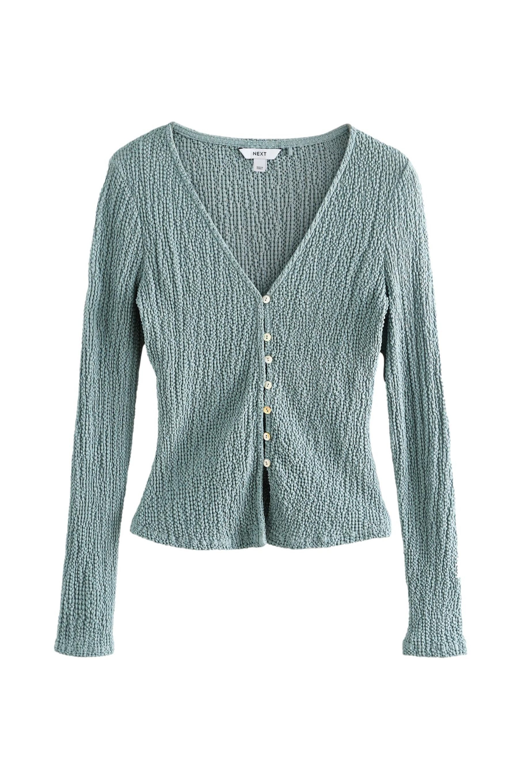 Next Strickjacke Langärmelige, geknöpfte Strickjacke mit günstig online kaufen