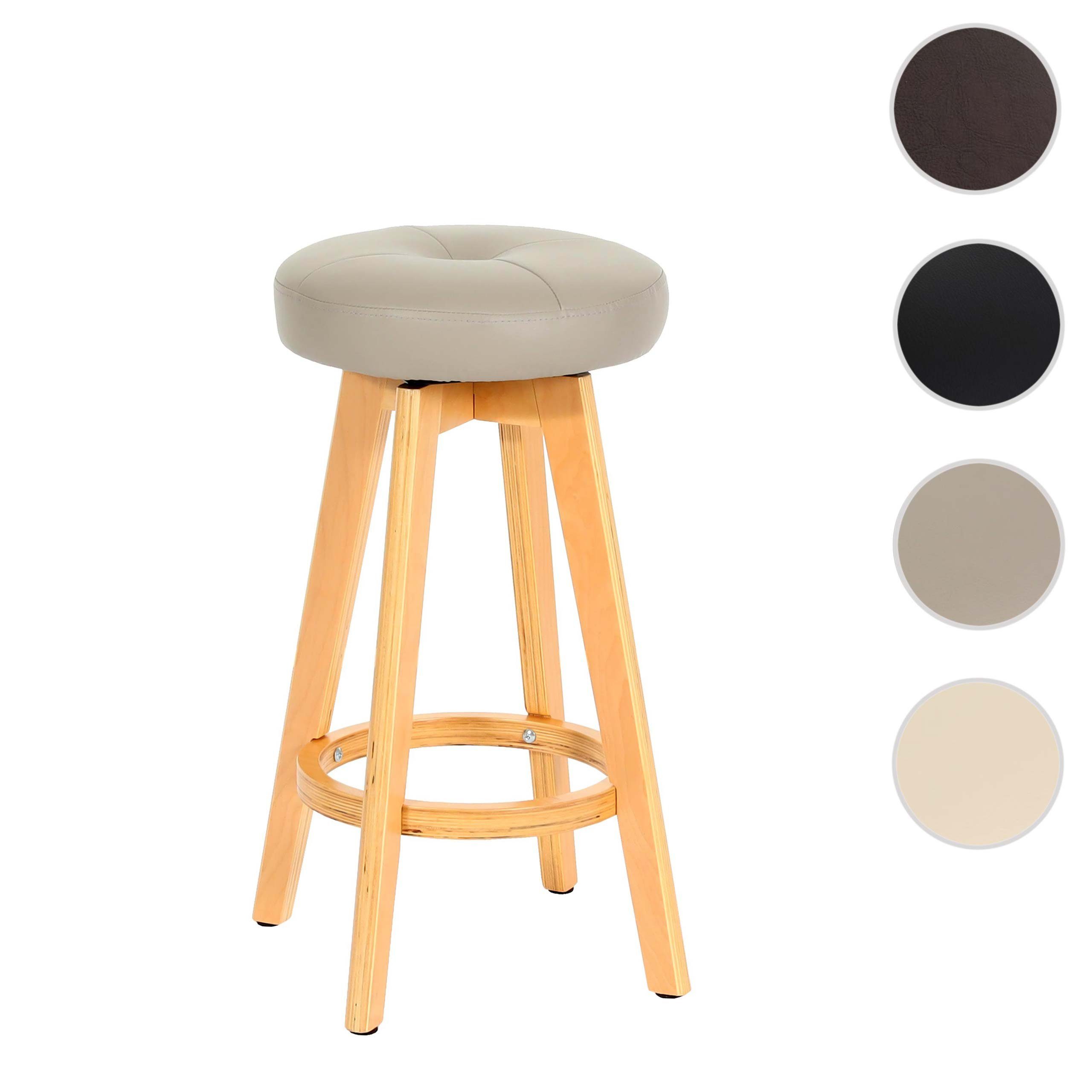 MCW Barhocker Boras Drehbar Taupe Helle Beine günstig online kaufen