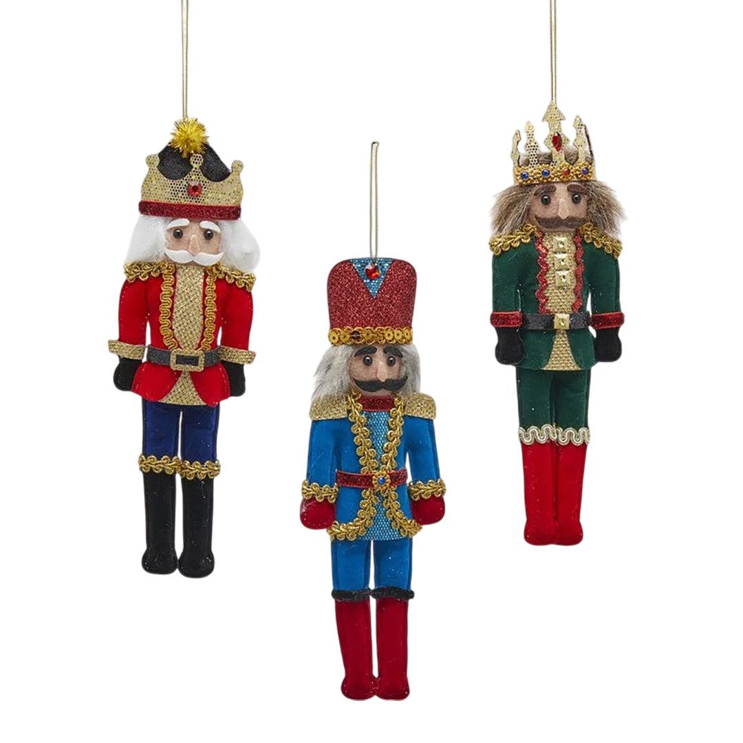 enzo de gasperi Christbaumschmuck Designerfiguren für den Christbaum - 3 Könige aus Stoff
