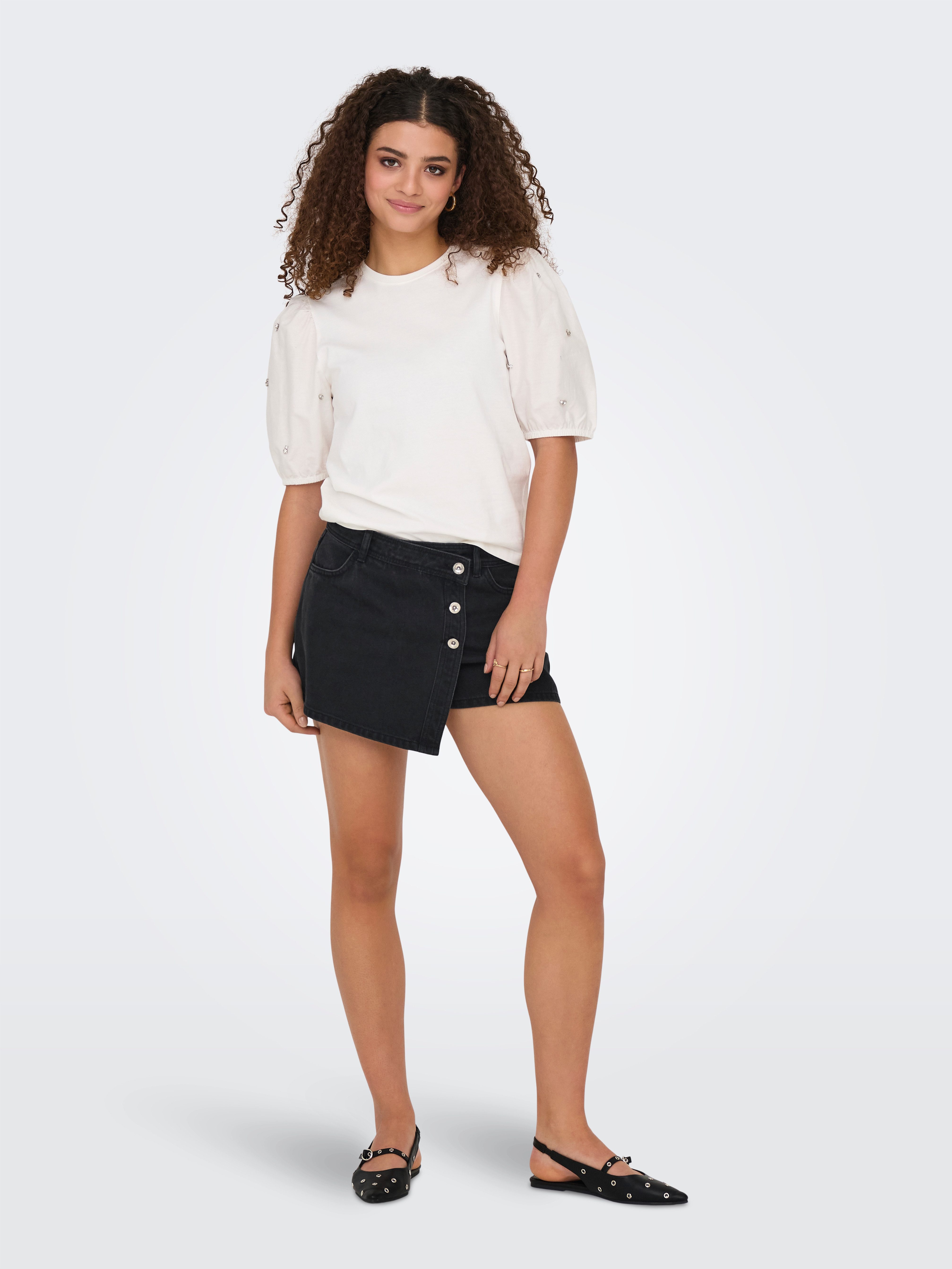 ONLY Jeansshorts ONLLESLY REG LB DNM SKORT BJ NOOS Baumwolle, Regular Waist günstig online kaufen
