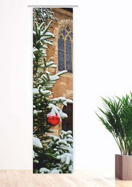 Schiebegardine Weihnachten in der Kirche Flächenvorhang – 260 cm - B-line, gardinen-for-life
